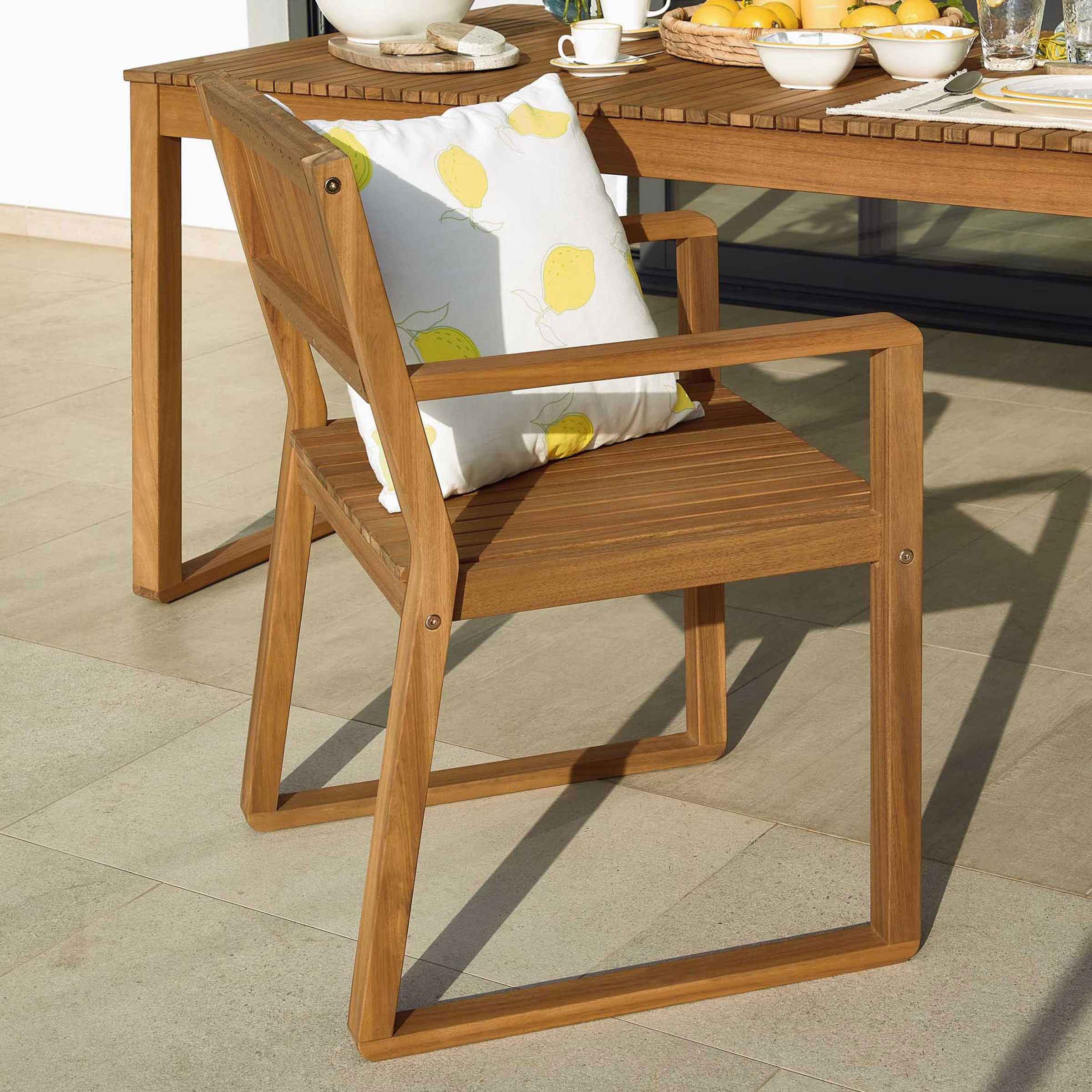 Kave Home Tuinstoel 'Emili', kleur Naturel Kave Home Tuinstoel 'Emili', kleur Naturel