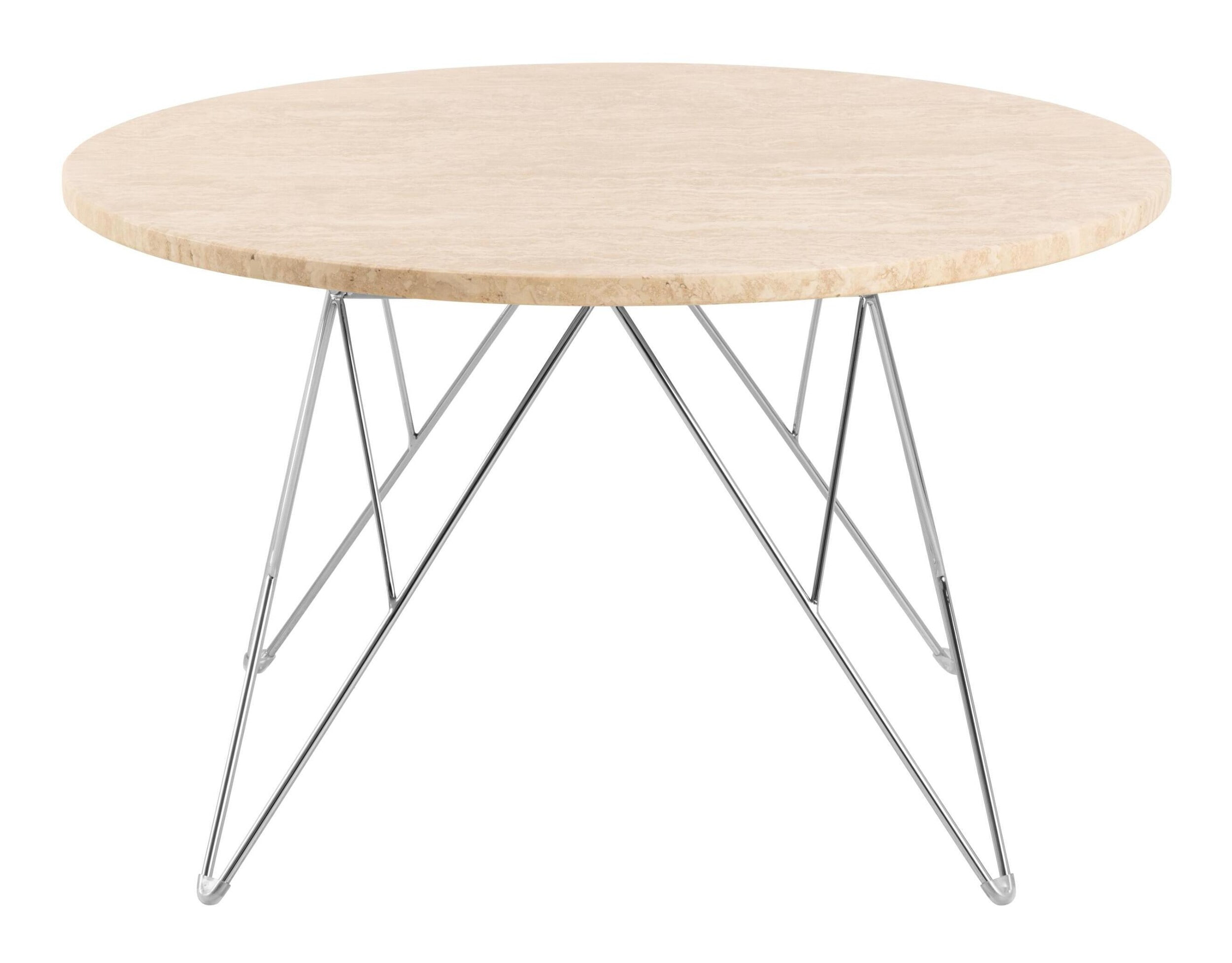 Bendt Ronde Salontafel 'Nadia' Travertin, 80cm