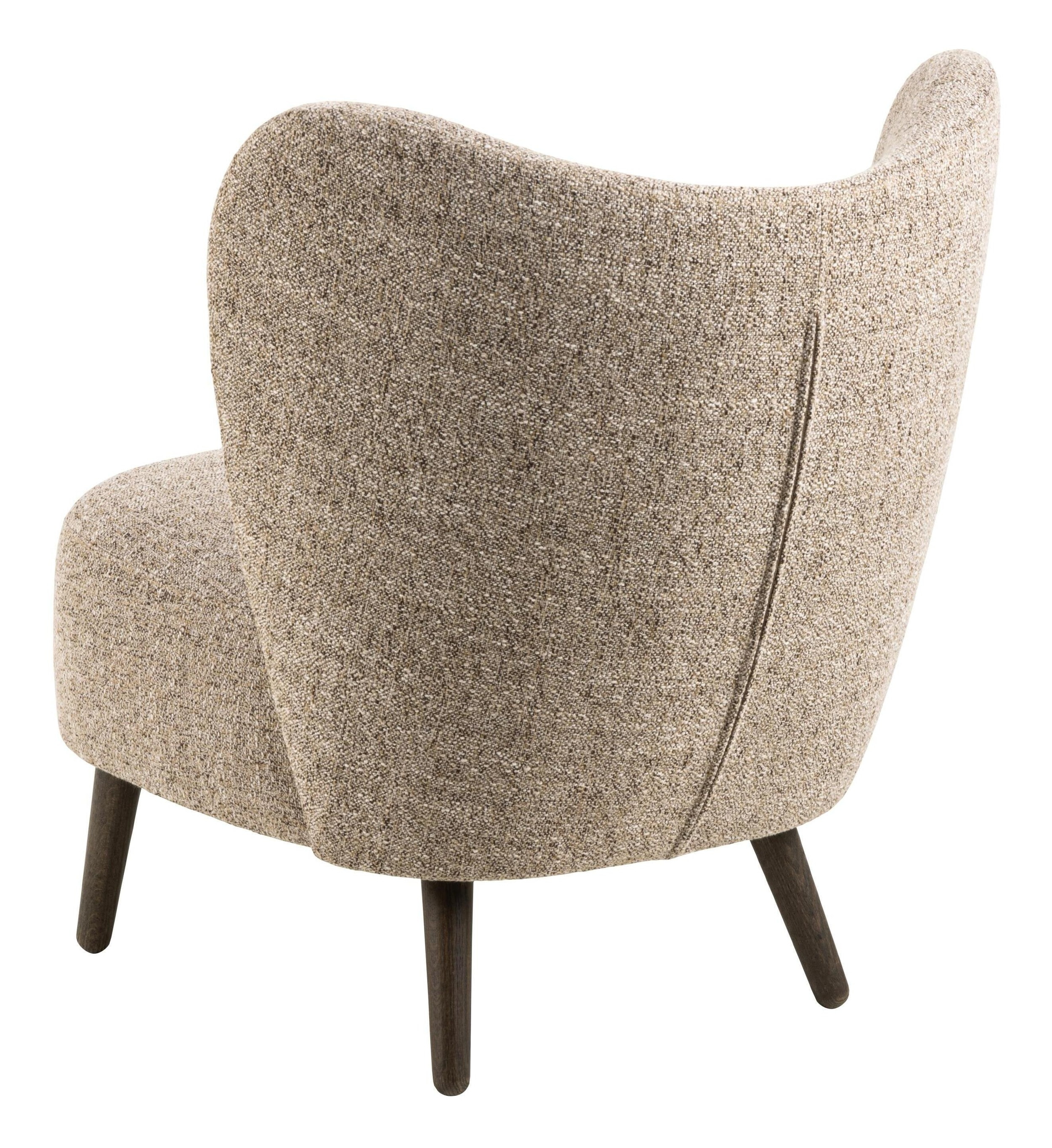 Bendt Fauteuil 'Napolean' Bouclé, kleur Mokka