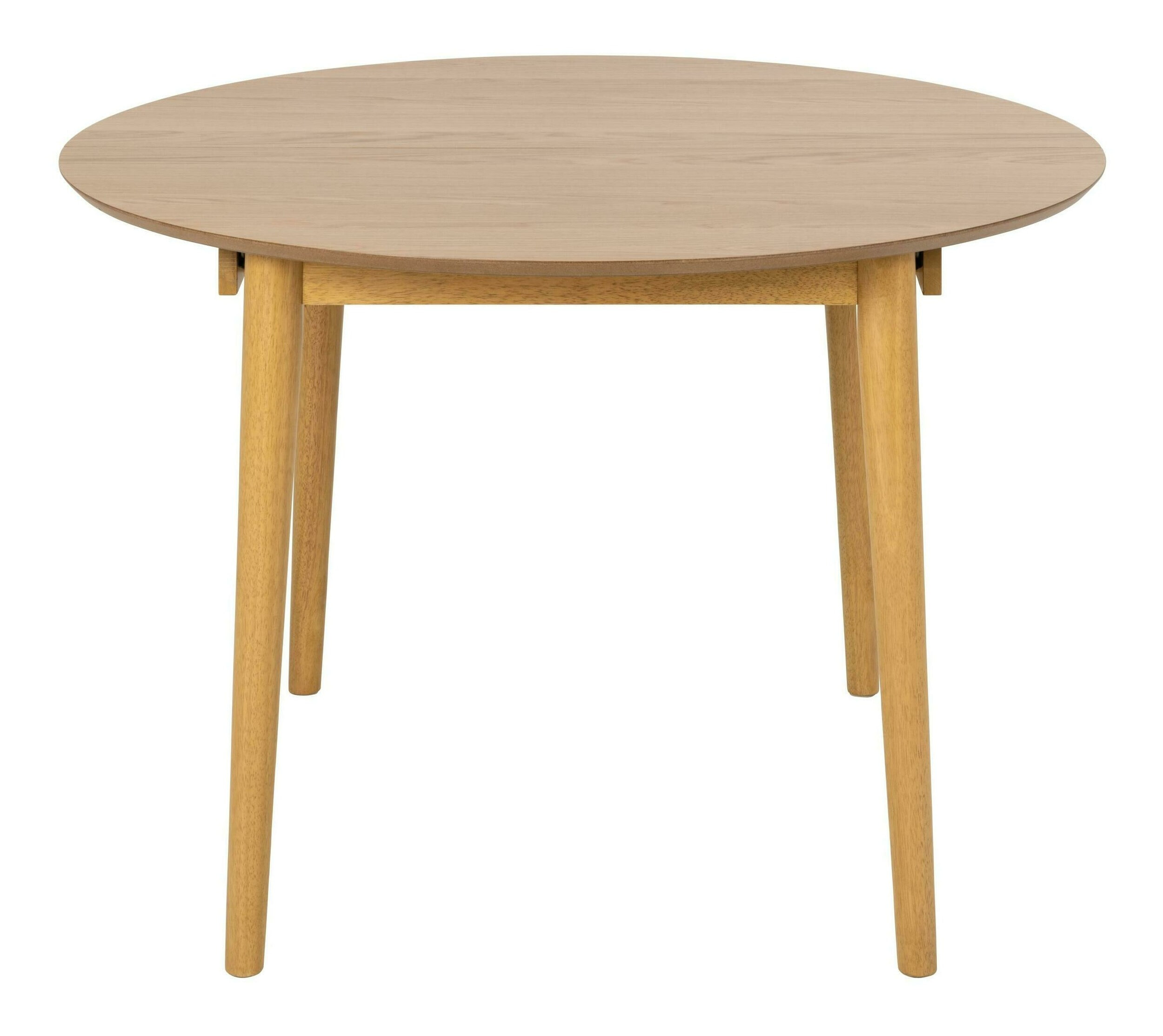 Bendt Uitschuifbare Ronde Eettafel 'Montreux' Eiken, 115-154 x 115cm, kleur Naturel