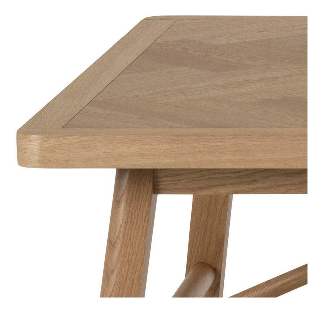Bendt Eettafel 'Gregor' Visgraat Eiken, 200 x 100cm