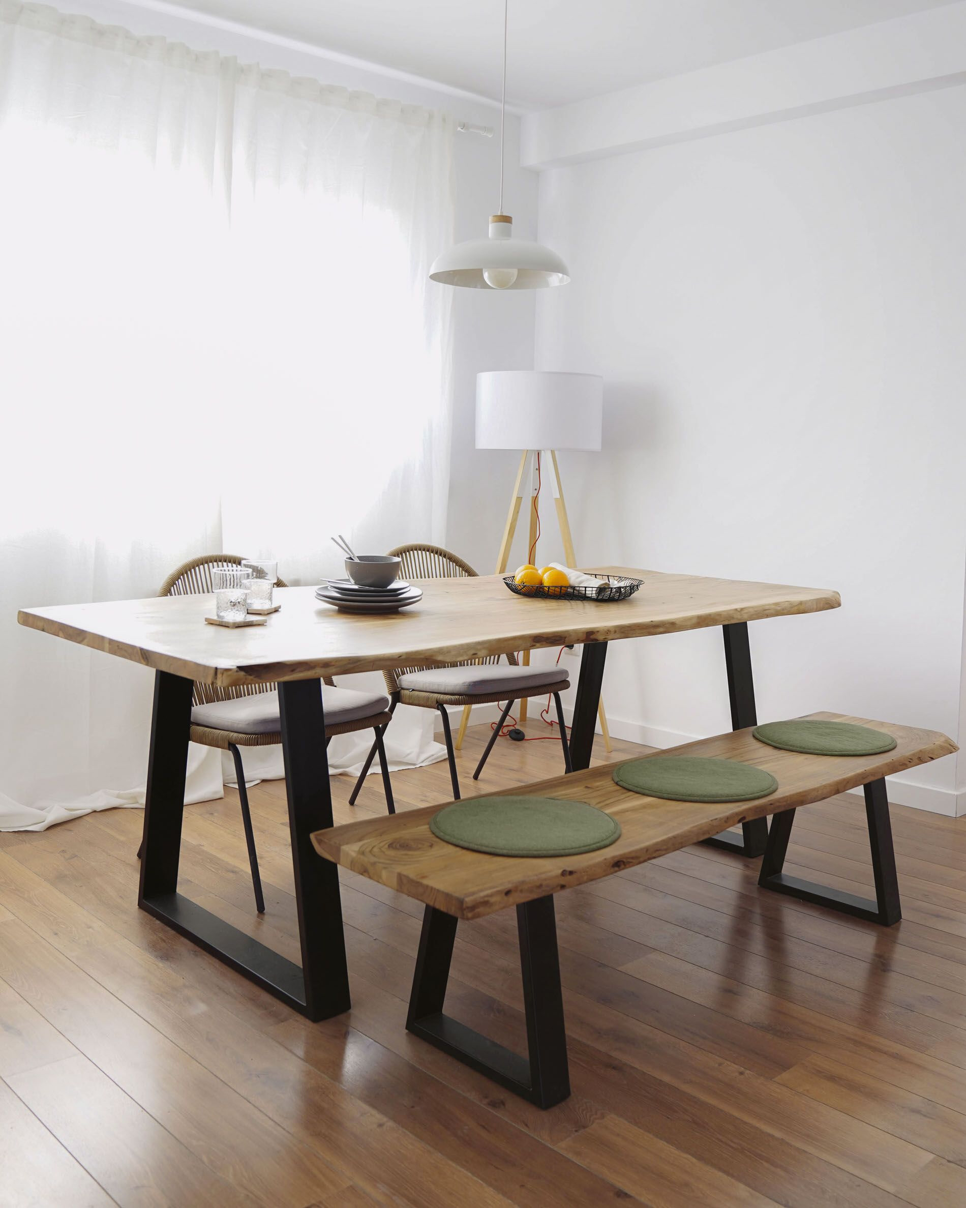 Kave Home Vloerlamp 'Iguazu' kleur Wit
