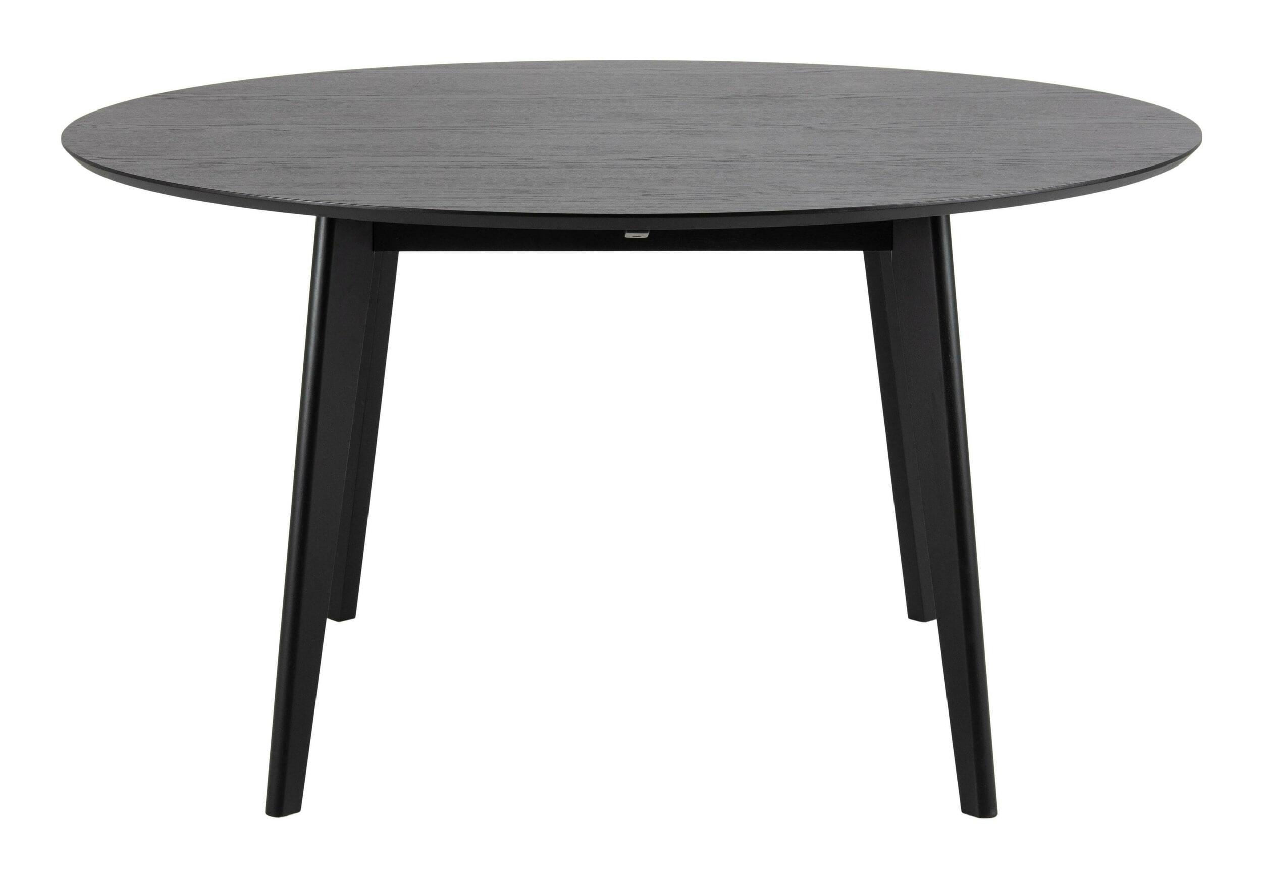 Bendt Ronde Eettafel 'Torkil' 140cm Eikenfineer, kleur Zwart