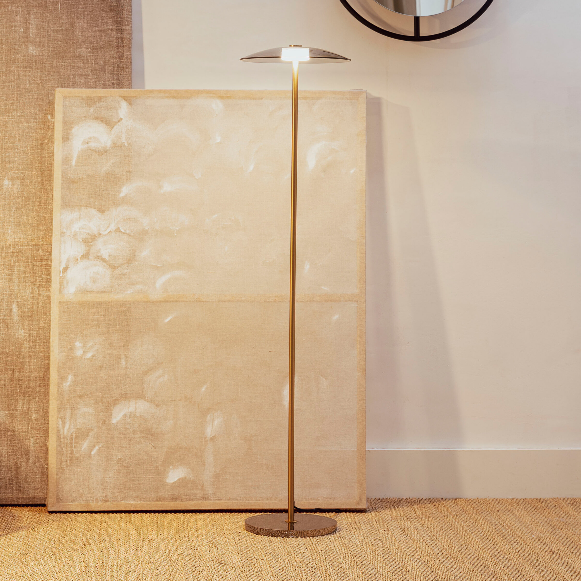 Zuiver Vloerlamp 'Float' Glas, 132cm