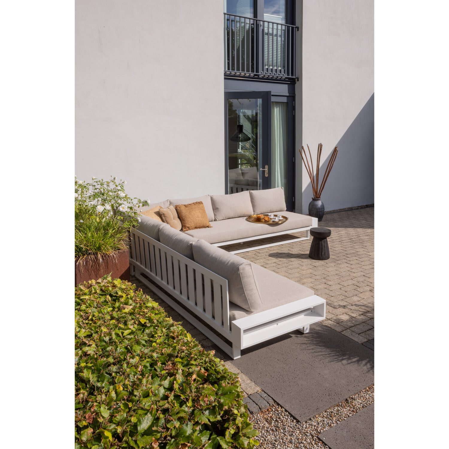 WOOOD Krukje 'Borre' kleur Zwart, Ø28cm