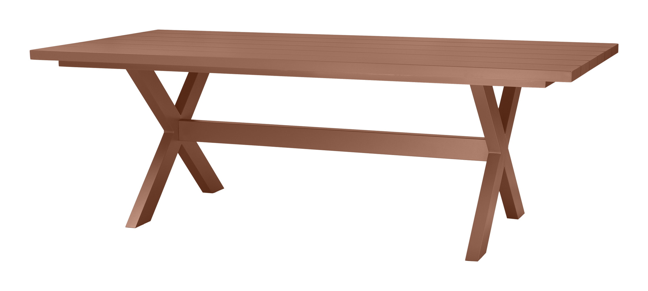 WOOOD Picknicktafel 'Delta' 220 x 105cm, kleur Terra, foto 2