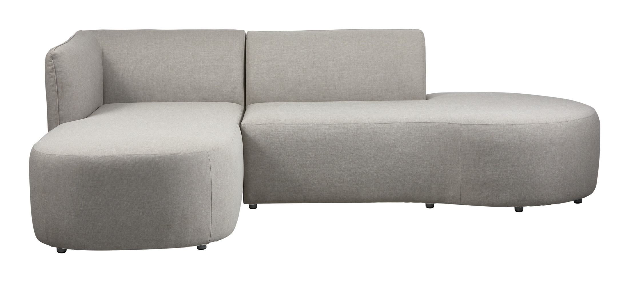 WOOOD Organische Loungebank 'Chios' Links, kleur Zand