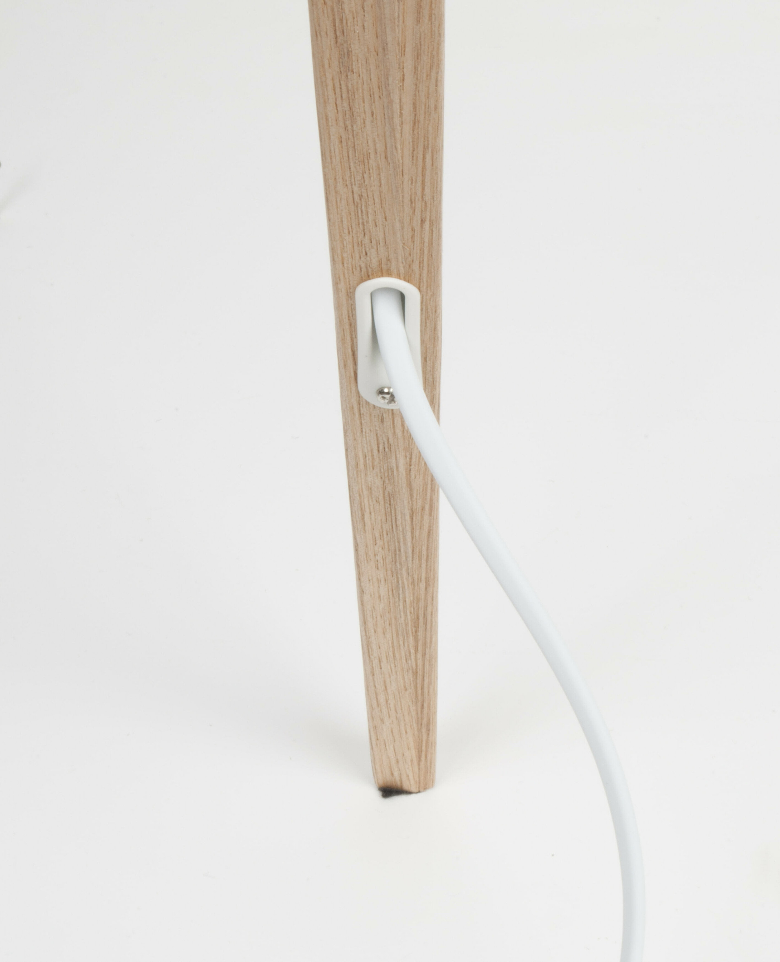 Zuiver Vloerlamp 'Tripod' 151cm, kleur Naturel/Wit