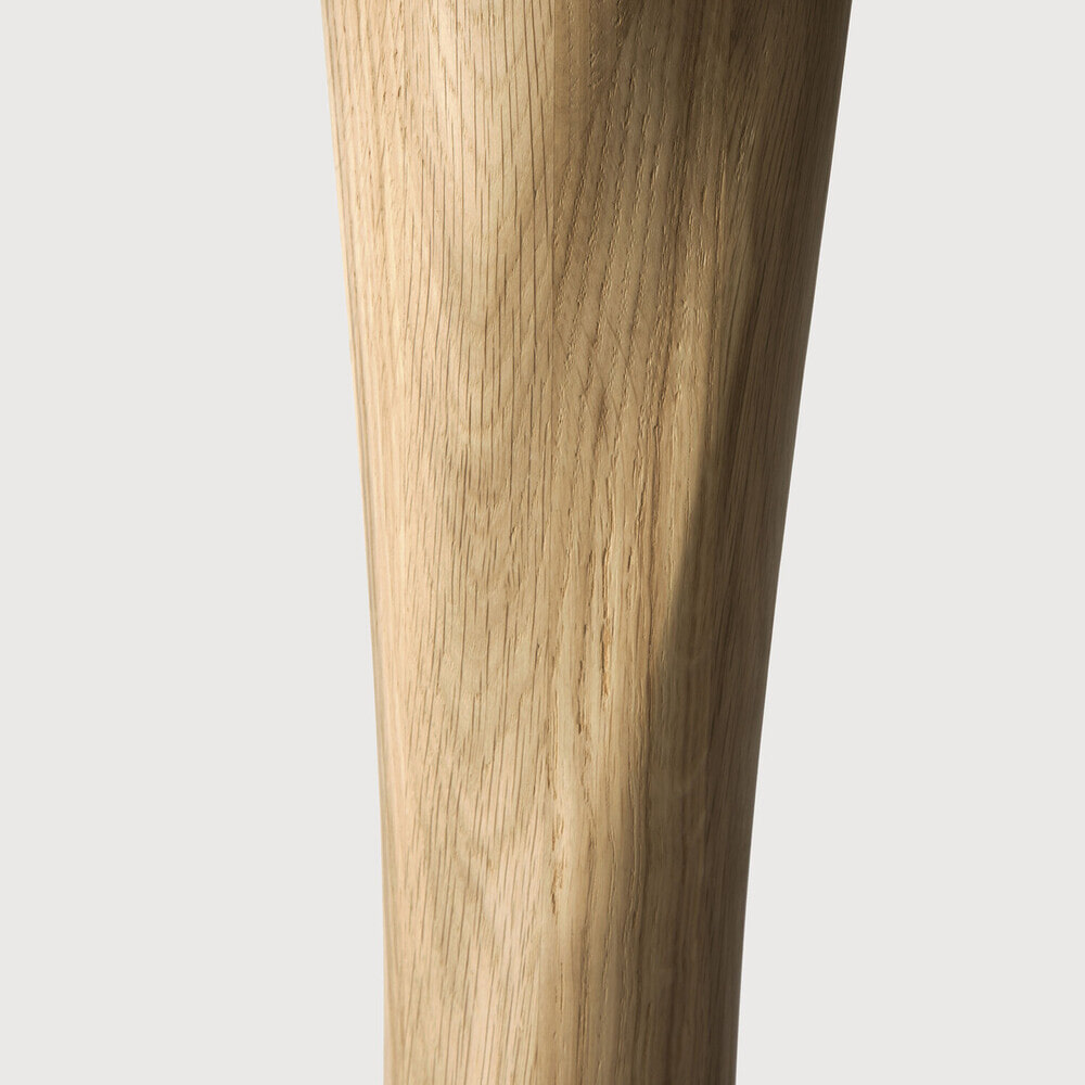 Ethnicraft Ronde Bistrotafel 'Torsion' Gevernist Eikenhout, 90cm