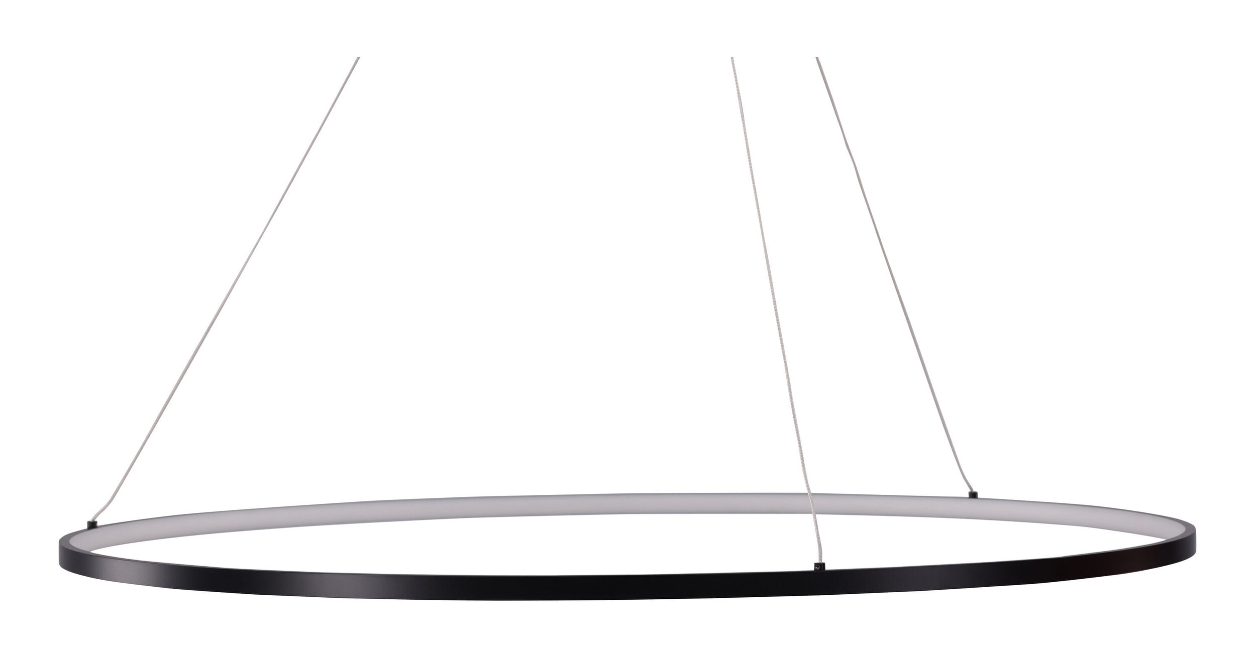Nohr Hanglamp 'Isaias' Ring LED 100cm, kleur zwart