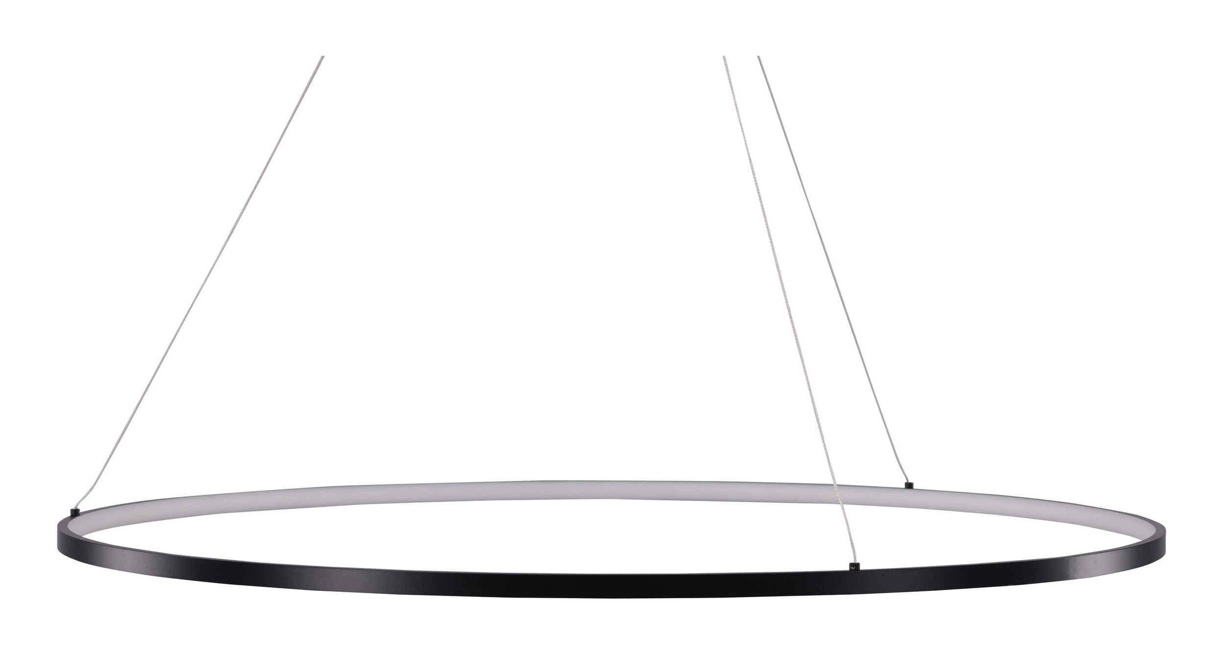 Nohr Hanglamp 'Isaias' Ring LED 100cm, kleur zwart