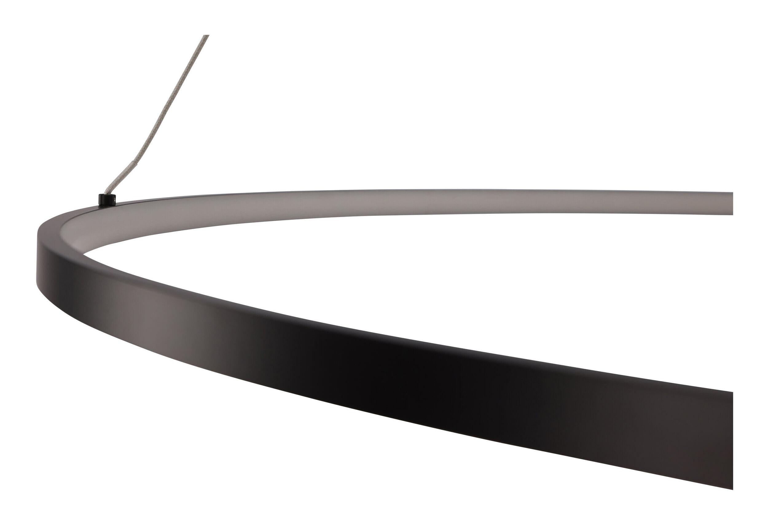 Nohr Hanglamp 'Isaias' Ring LED 100cm, kleur zwart