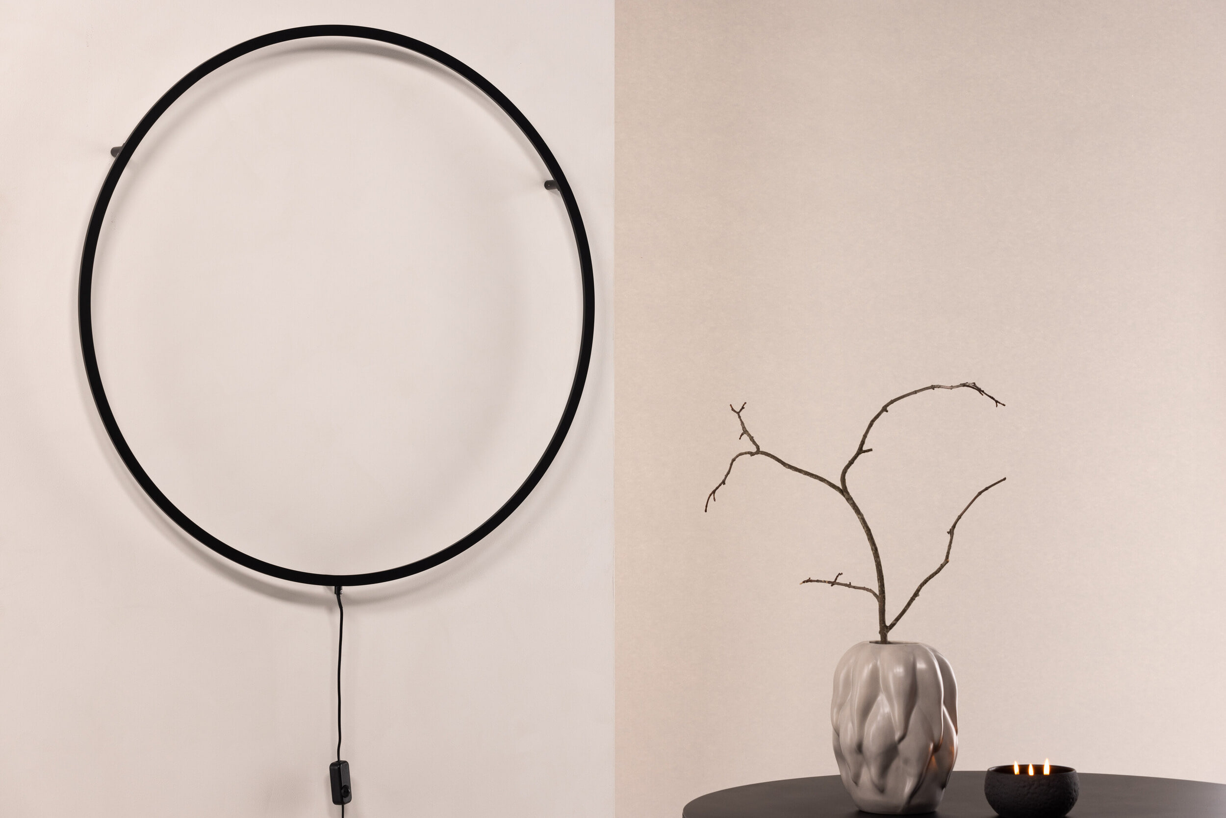 Nohr Wandlamp 'Arlene' kleur Mat Zwart