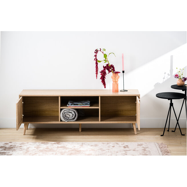BASE TV-meubel 'Lodi' Rotan-look 150cm