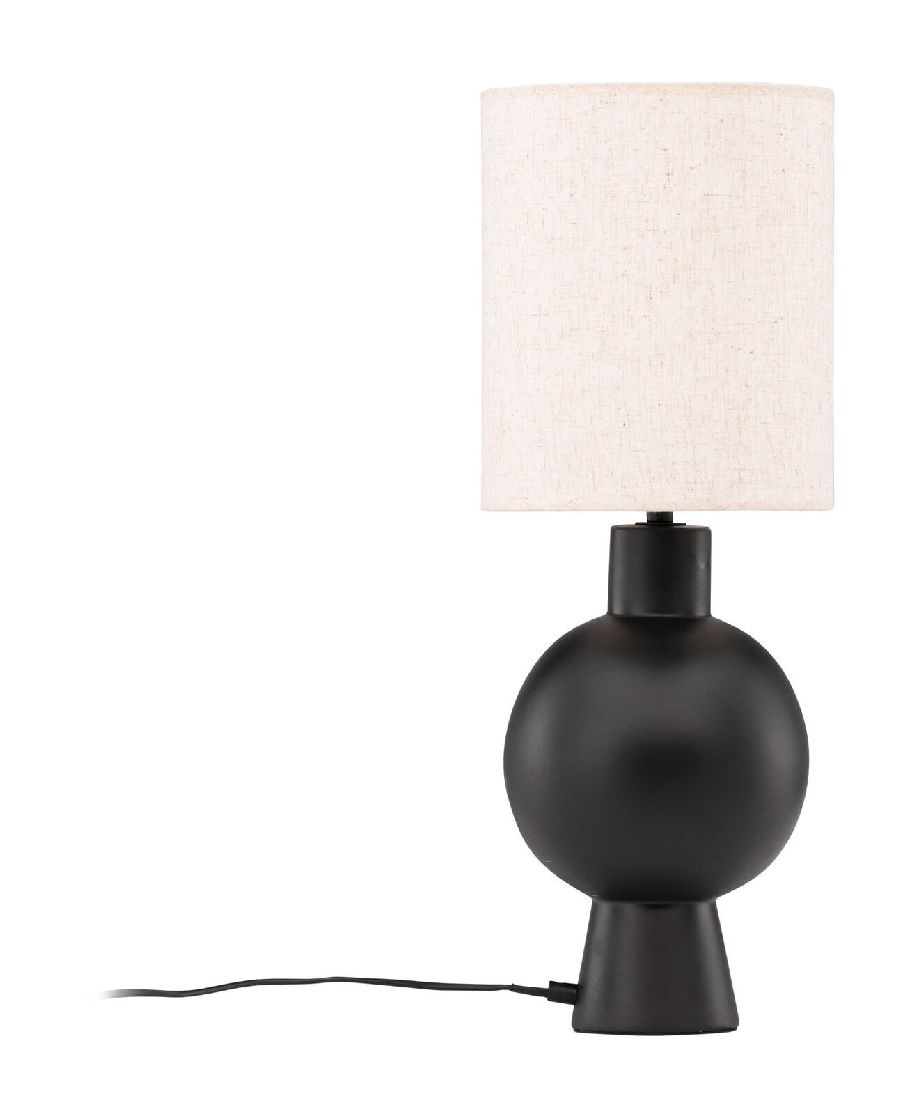 Nohr Tafellamp 'Sabrine' kleur Beige/Zwart