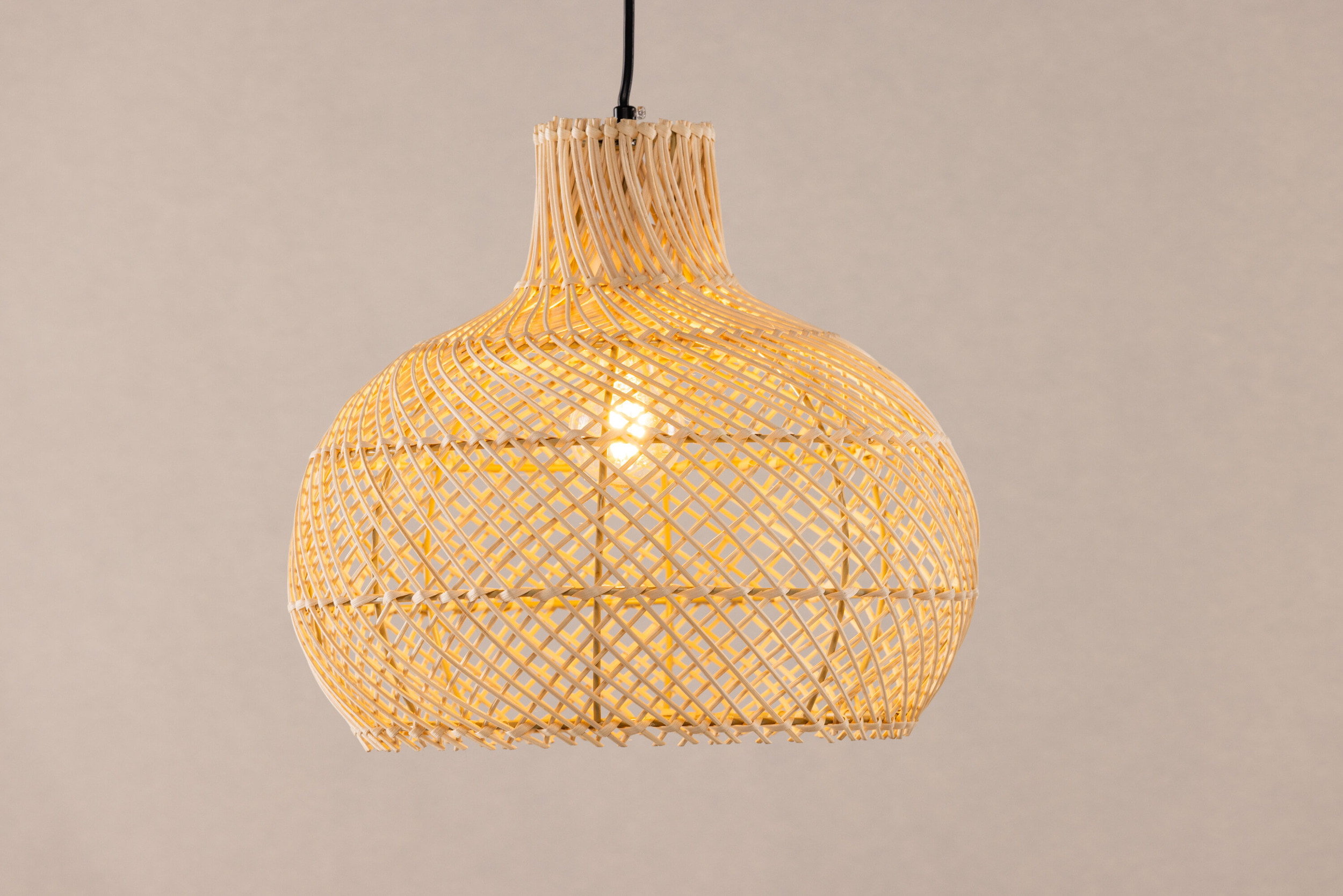 Nohr Hanglamp 'Imad' Rattan, 35cm