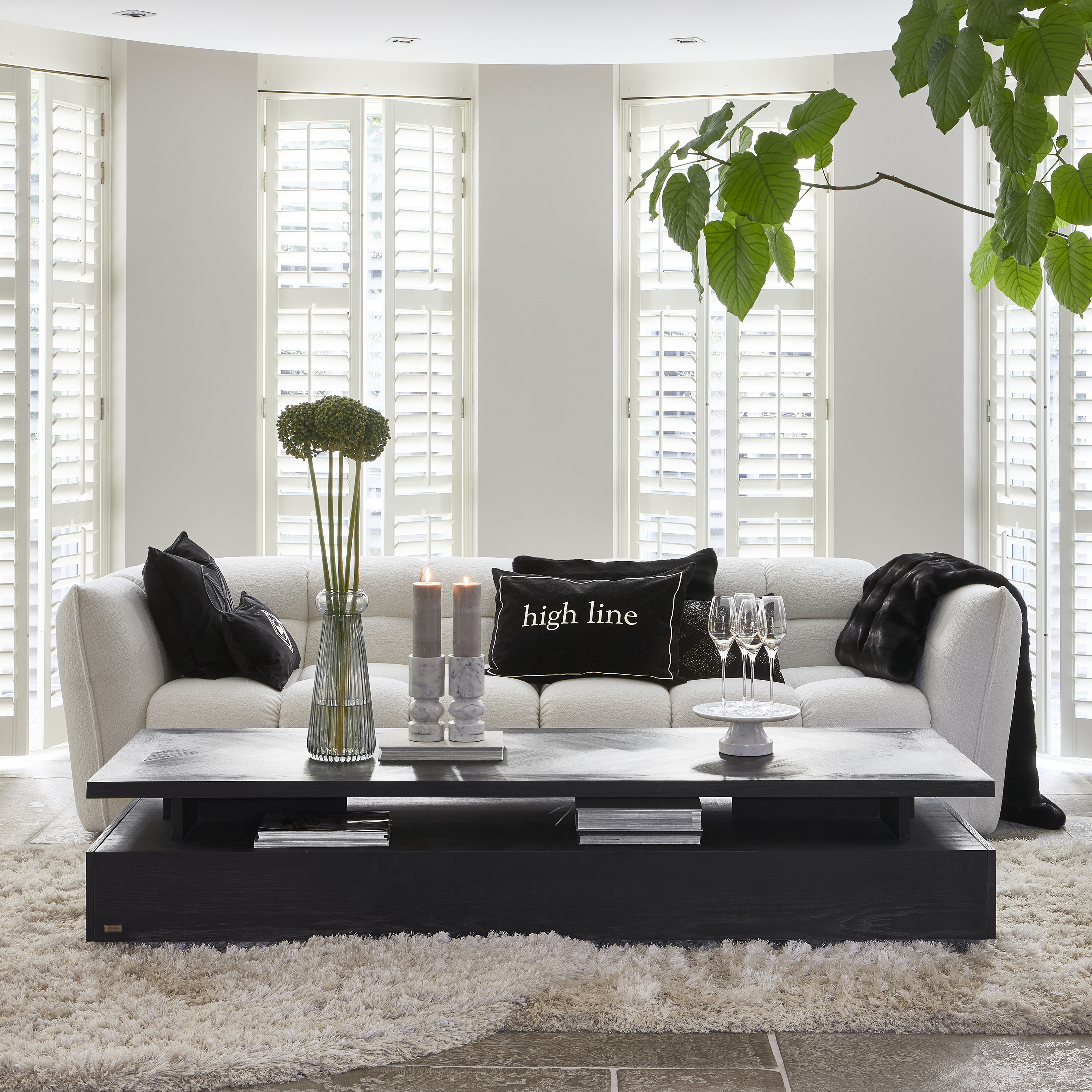 Rivièra Maison Salontafel '5th Avenue' Eikenhout, 200 x 70cm
