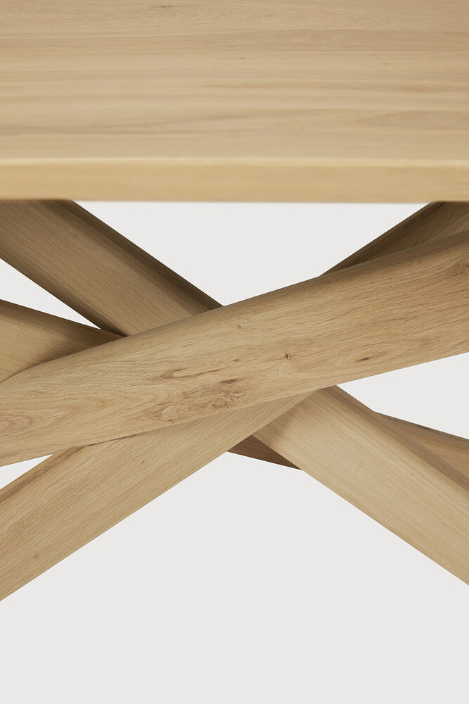 Ethnicraft Eettafel 'Mikado' Geolied Eikenhout, 280 x 110cm