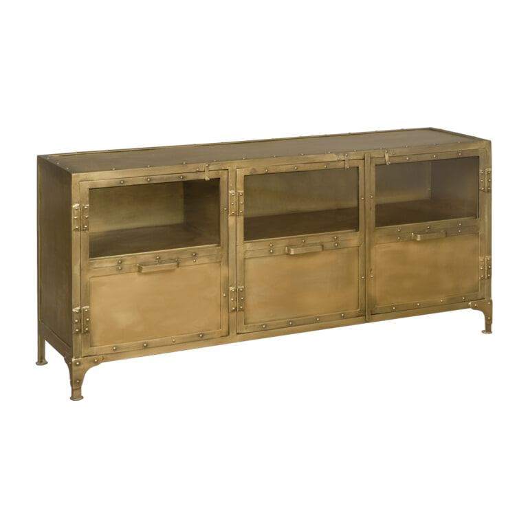 RENEW Tv-meubel 'Geneve' kleur Antique Brass, 150cm