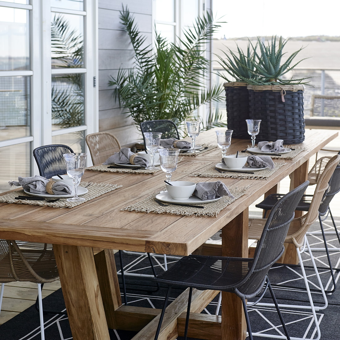 Rivièra Maison Tuintafel 'Tanjung' Teakhout, 300 x 100 cm