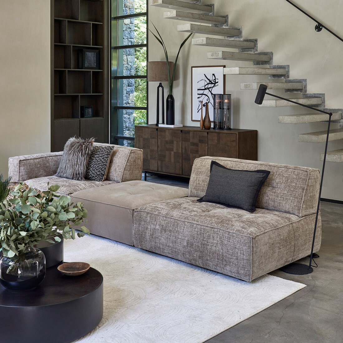 Rivièra Maison Dressoir 'Mac Arthur Park' Eikenhout, 197cm