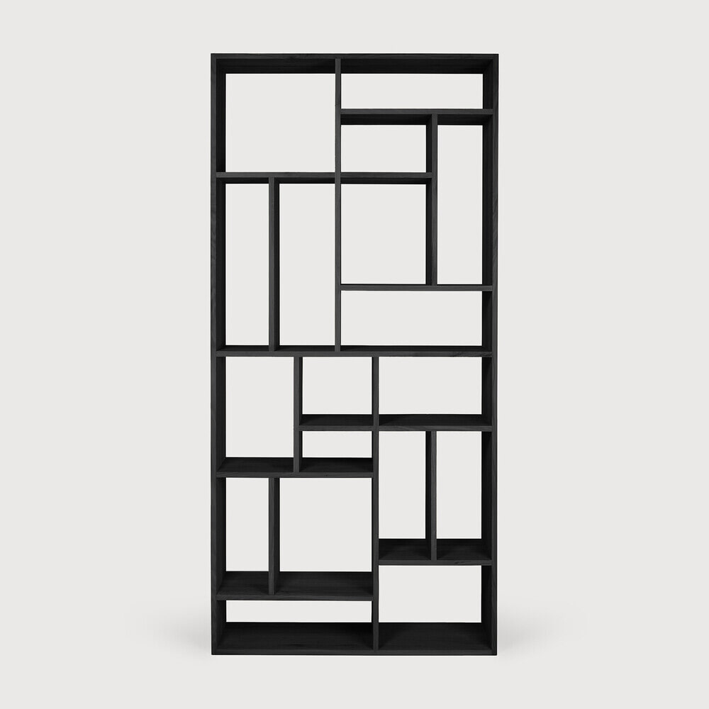 Ethnicraft Wandrek 'M' Gevernist Eikenhout, 219 x 104cm, kleur Zwart