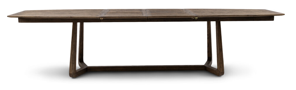 Rivièra Maison Uitschuifbare Eettafel 'Miller' Eikenhout, 220/275/330 x 100 cm