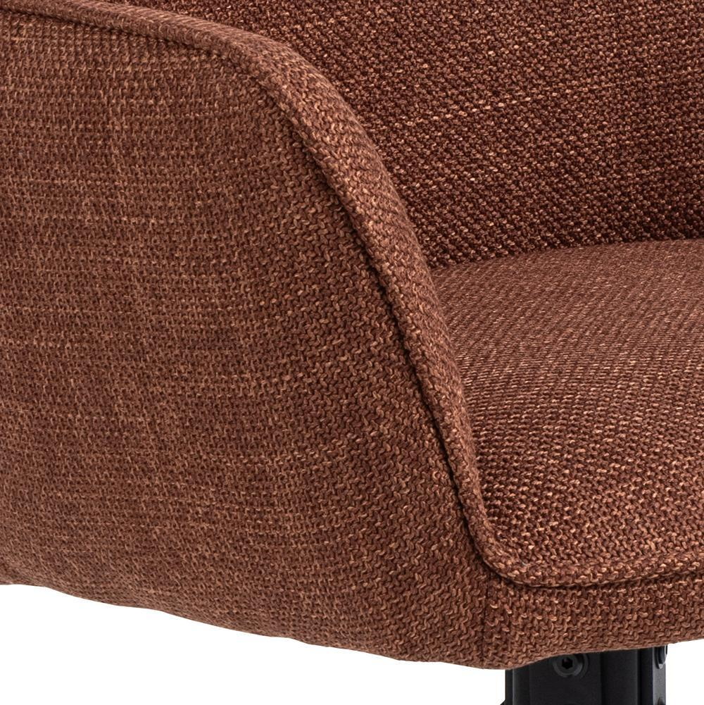 Bendt Draaibare Eetkamerstoel 'Dantrell' kleur Terracotta