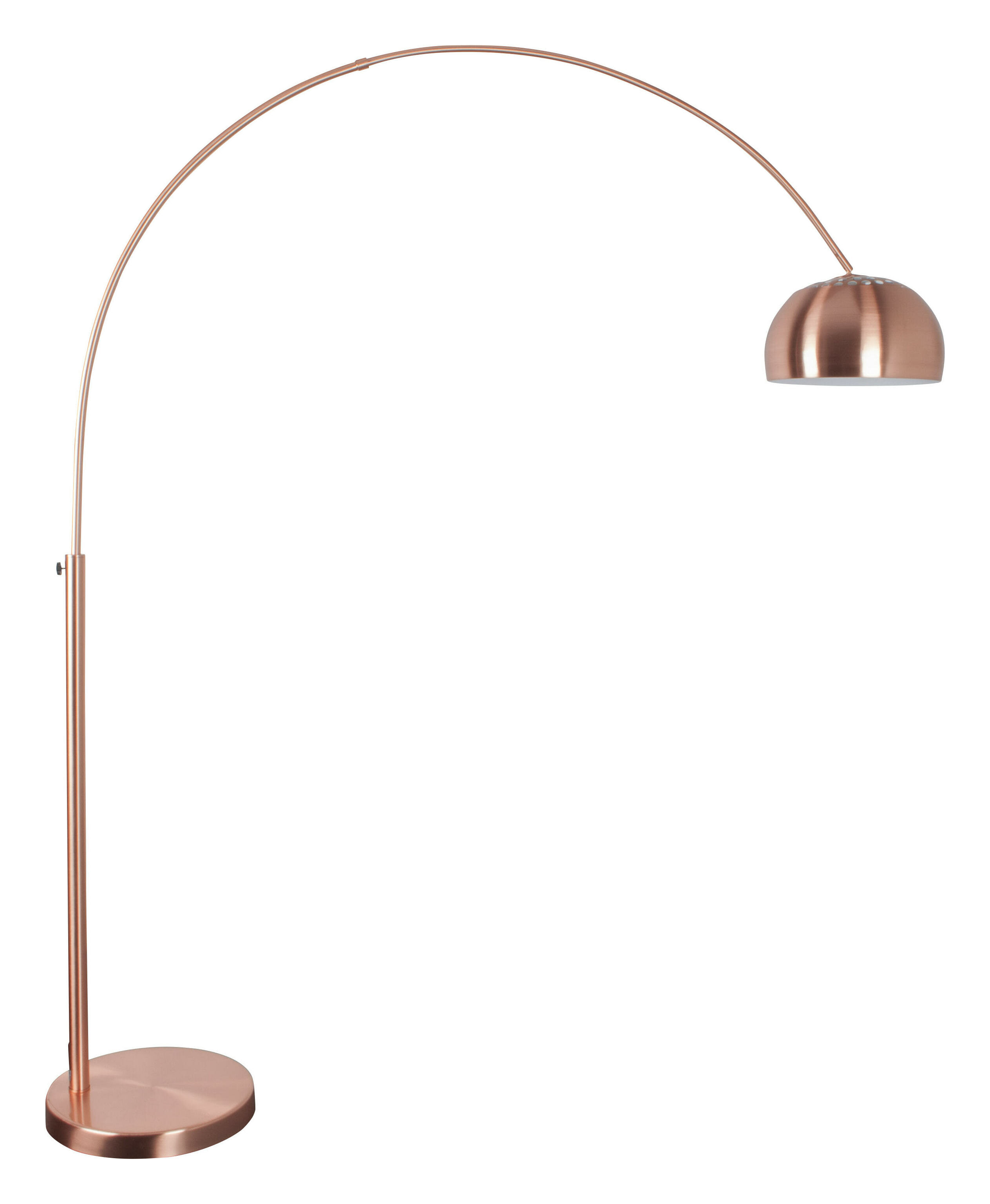 Zuiver Verstelbare Vloerlamp 'Metal' 190-205cm, kleur Koper
