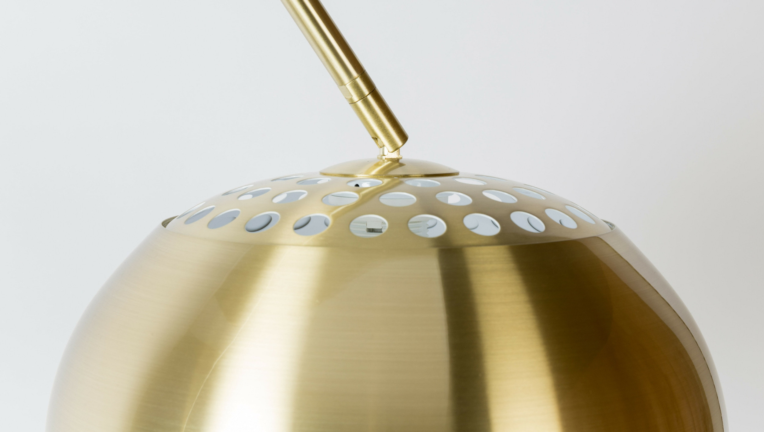 Zuiver Verstelbare Vloerlamp 'Metal' 190-205cm, kleur Goud