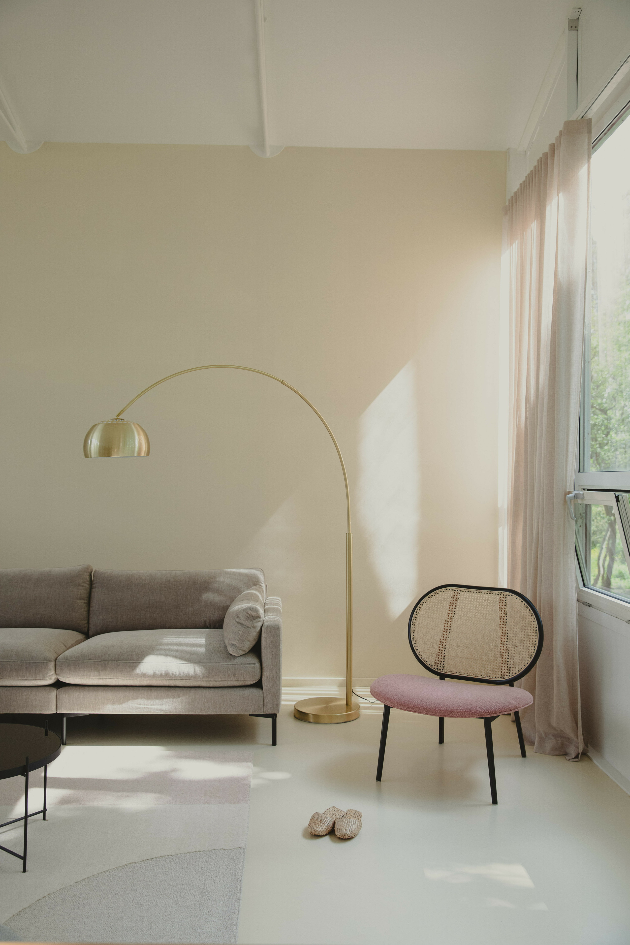 Zuiver Verstelbare Vloerlamp 'Metal' 190-205cm, kleur Goud