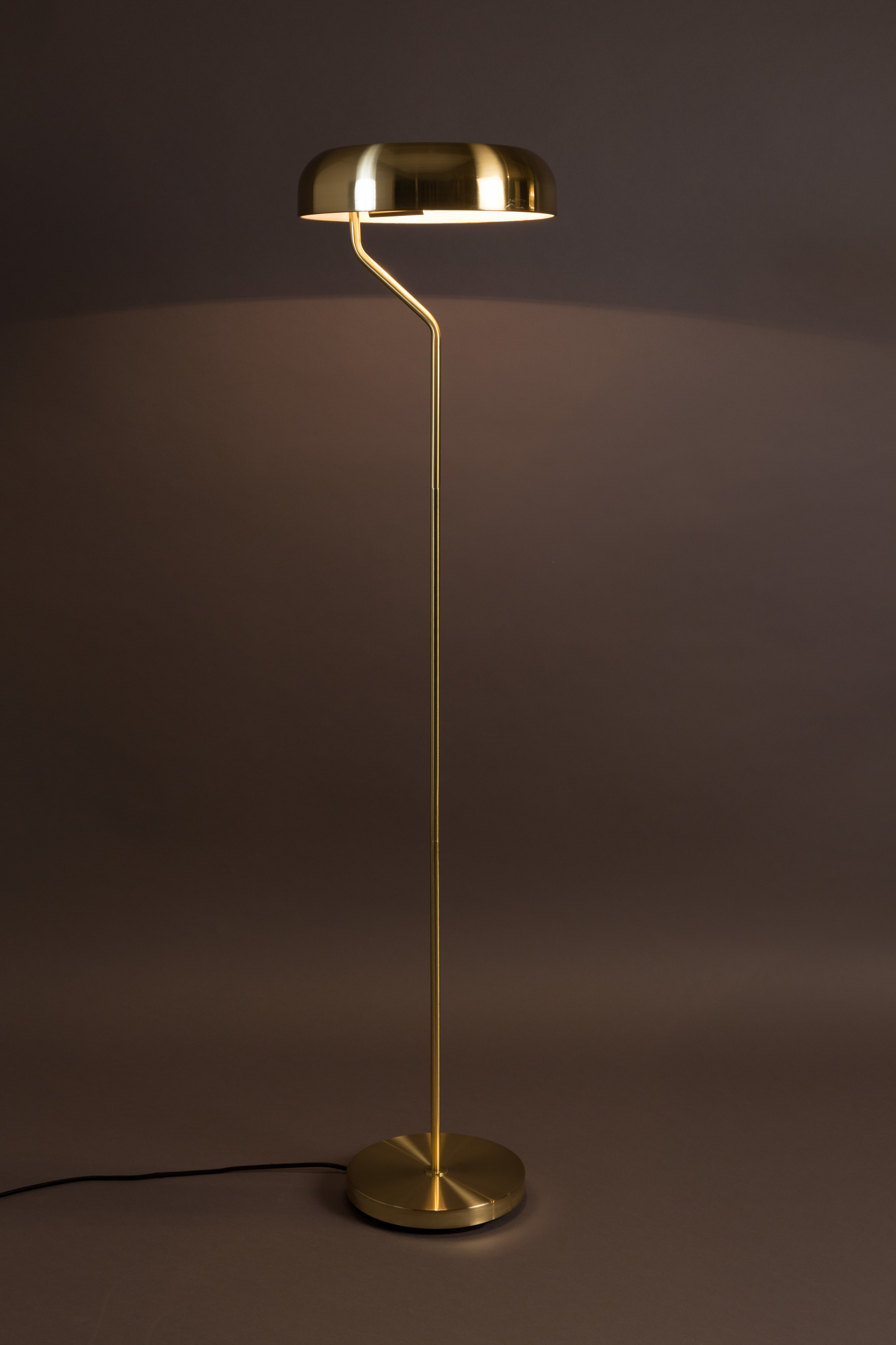 Dutchbone Vloerlamp 'Eclipse' 130cm, kleur Goud