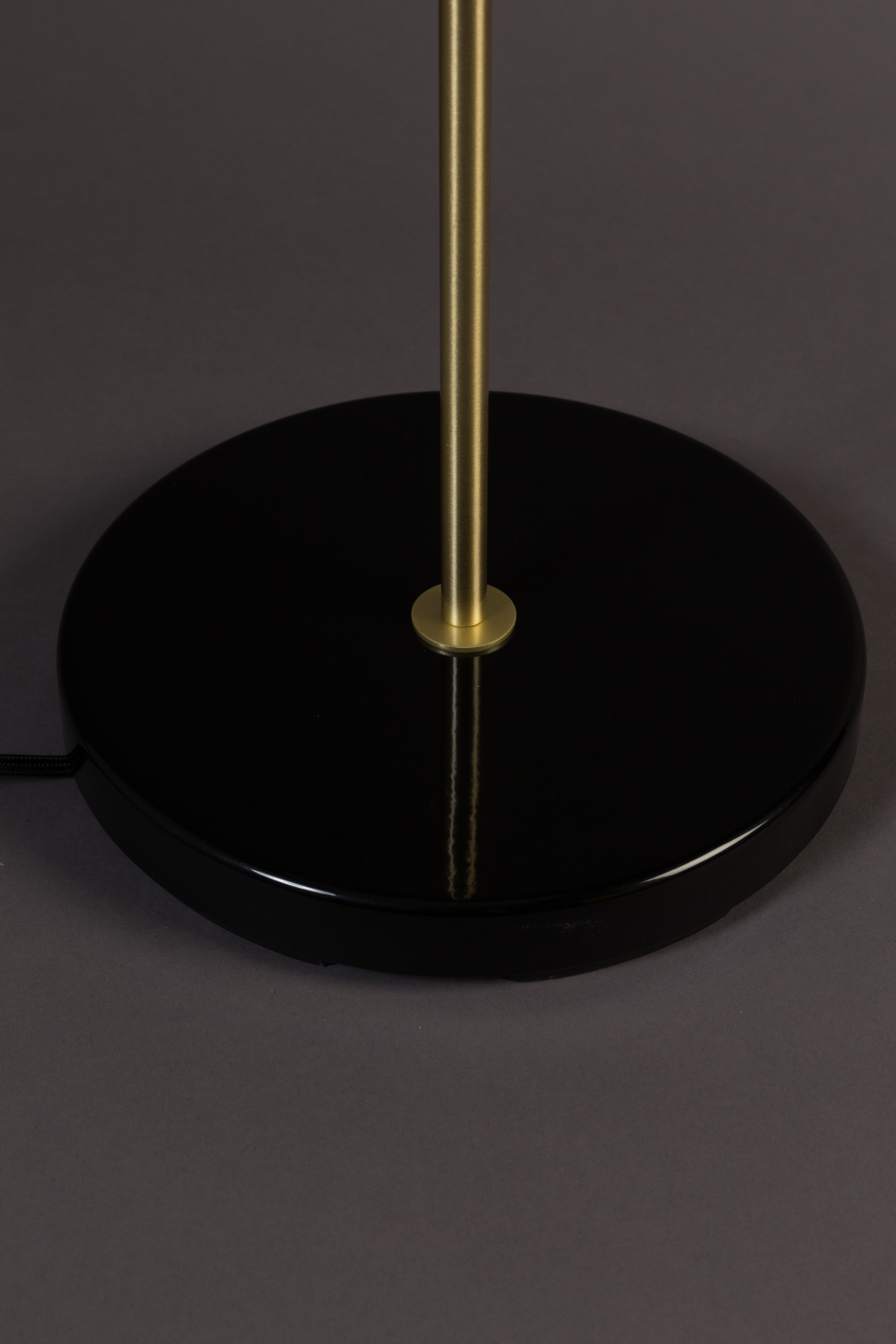 Dutchbone Vloerlamp 'Eclipse' 130cm, kleur Zwart