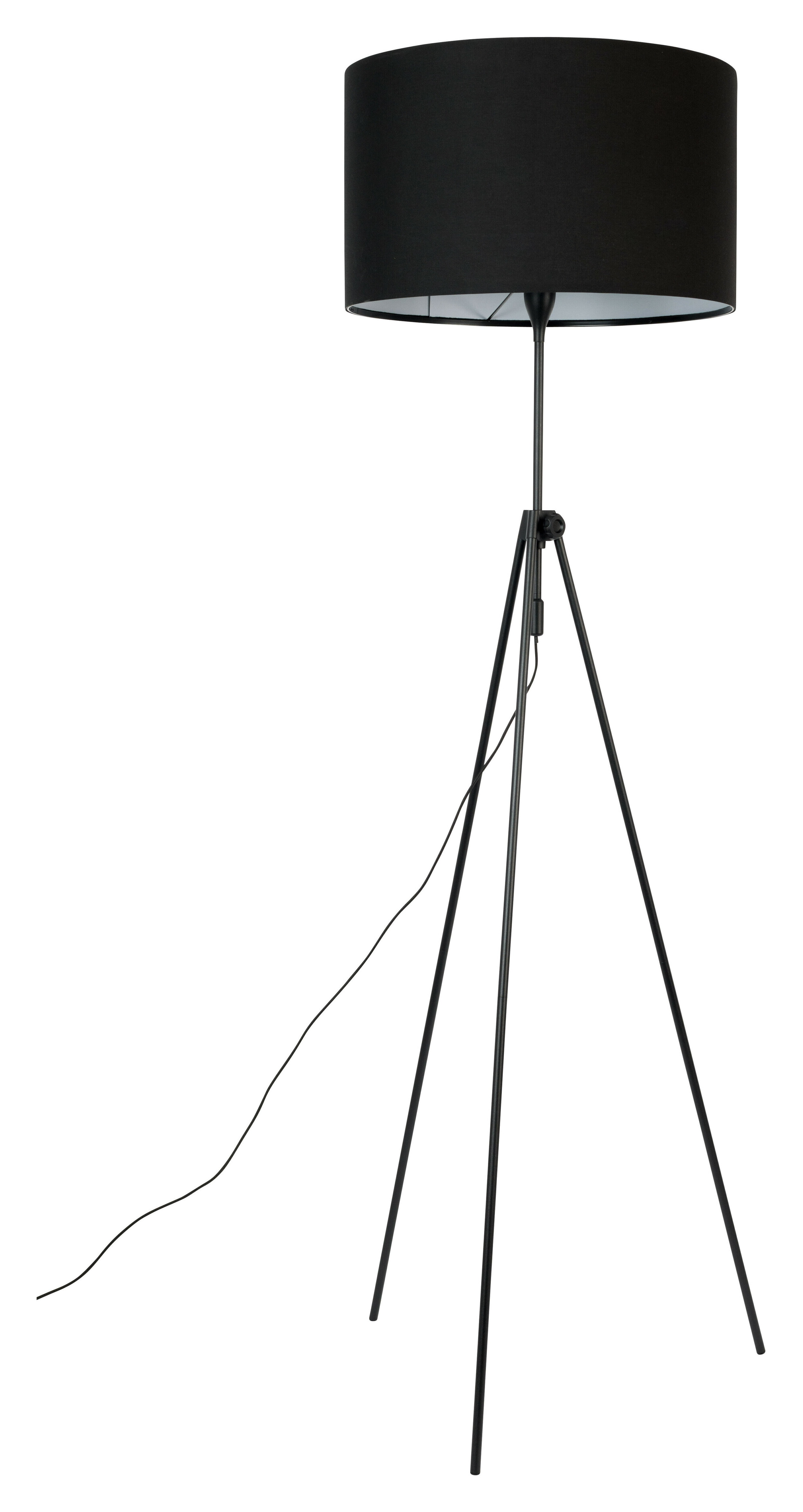 Zuiver Verstelbare Vloerlamp 'Lesley' 153-181cm, kleur Zwart