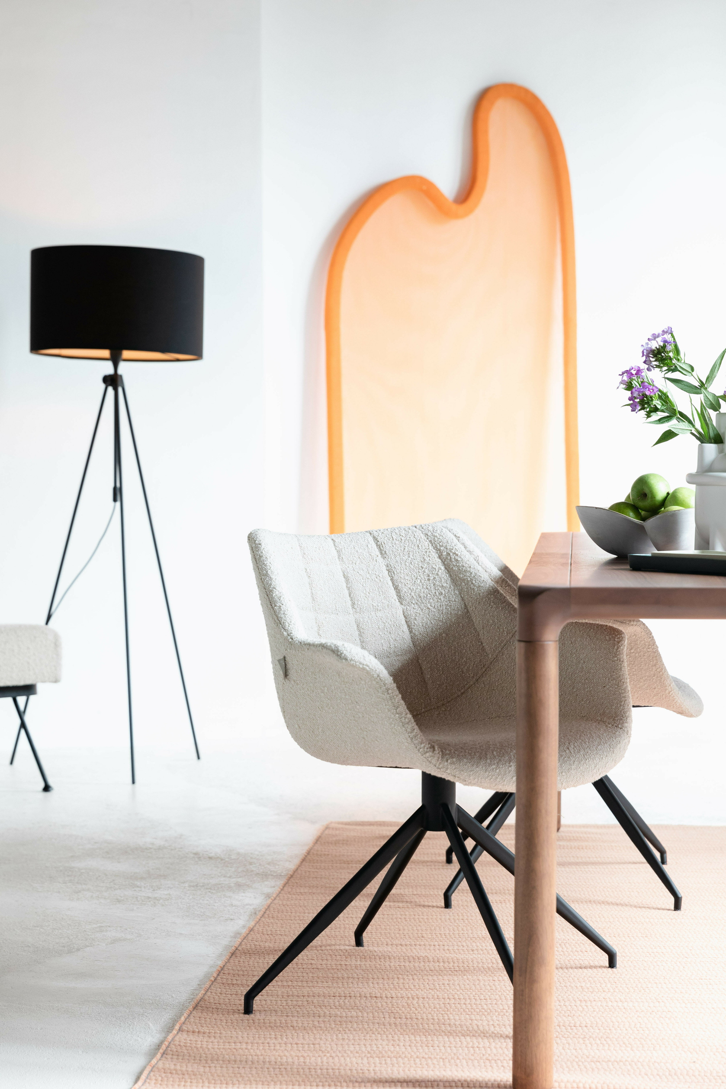 Zuiver Verstelbare Vloerlamp 'Lesley' 153-181cm, kleur Zwart