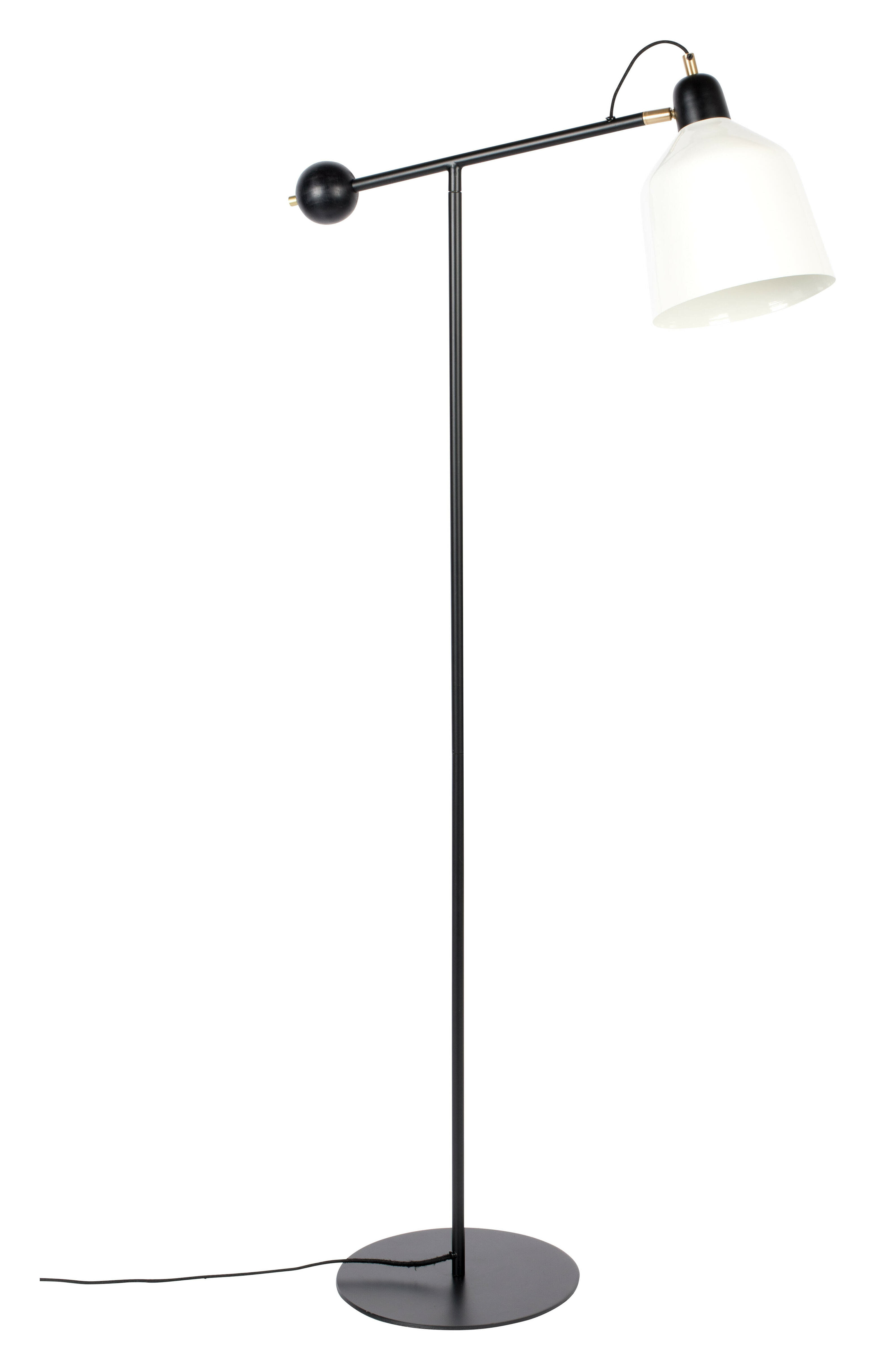 Zuiver Vloerlamp Skala 155cm - Zwart/Wit