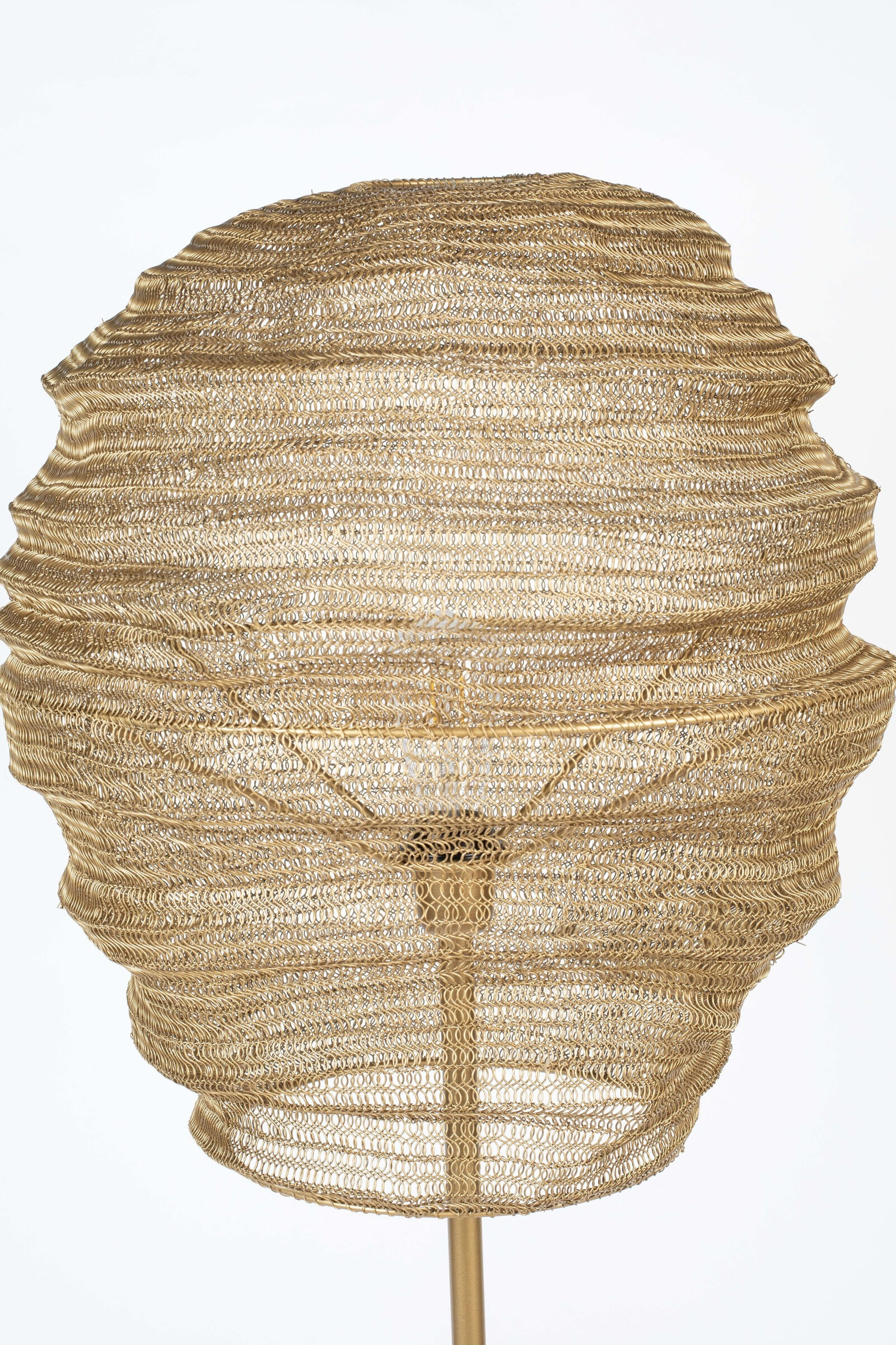 ZILT Vloerlamp 'Deepika', 154cm, kleur Goud