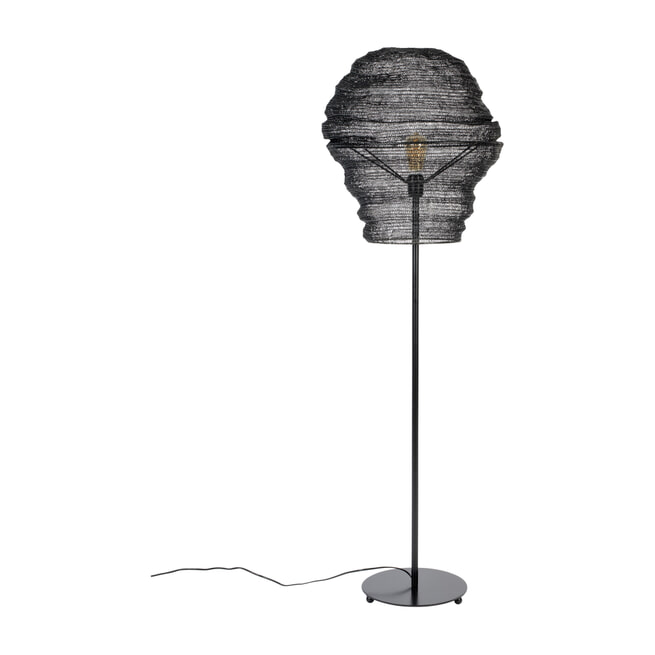 ZILT Vloerlamp 'Micki', 154cm, kleur Zwart