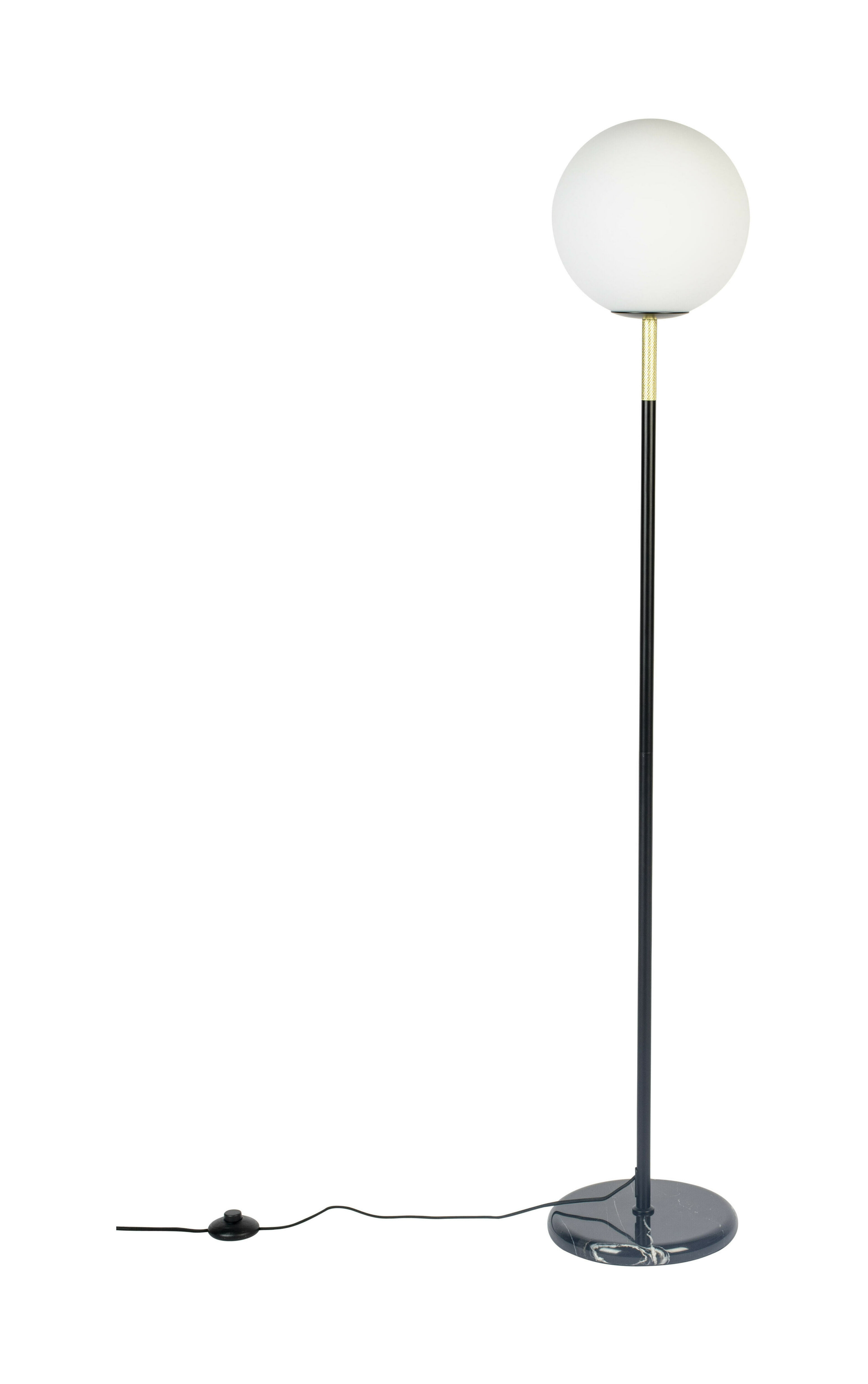 Zuiver Vloerlamp Orion Glas, 145cm - Zwart