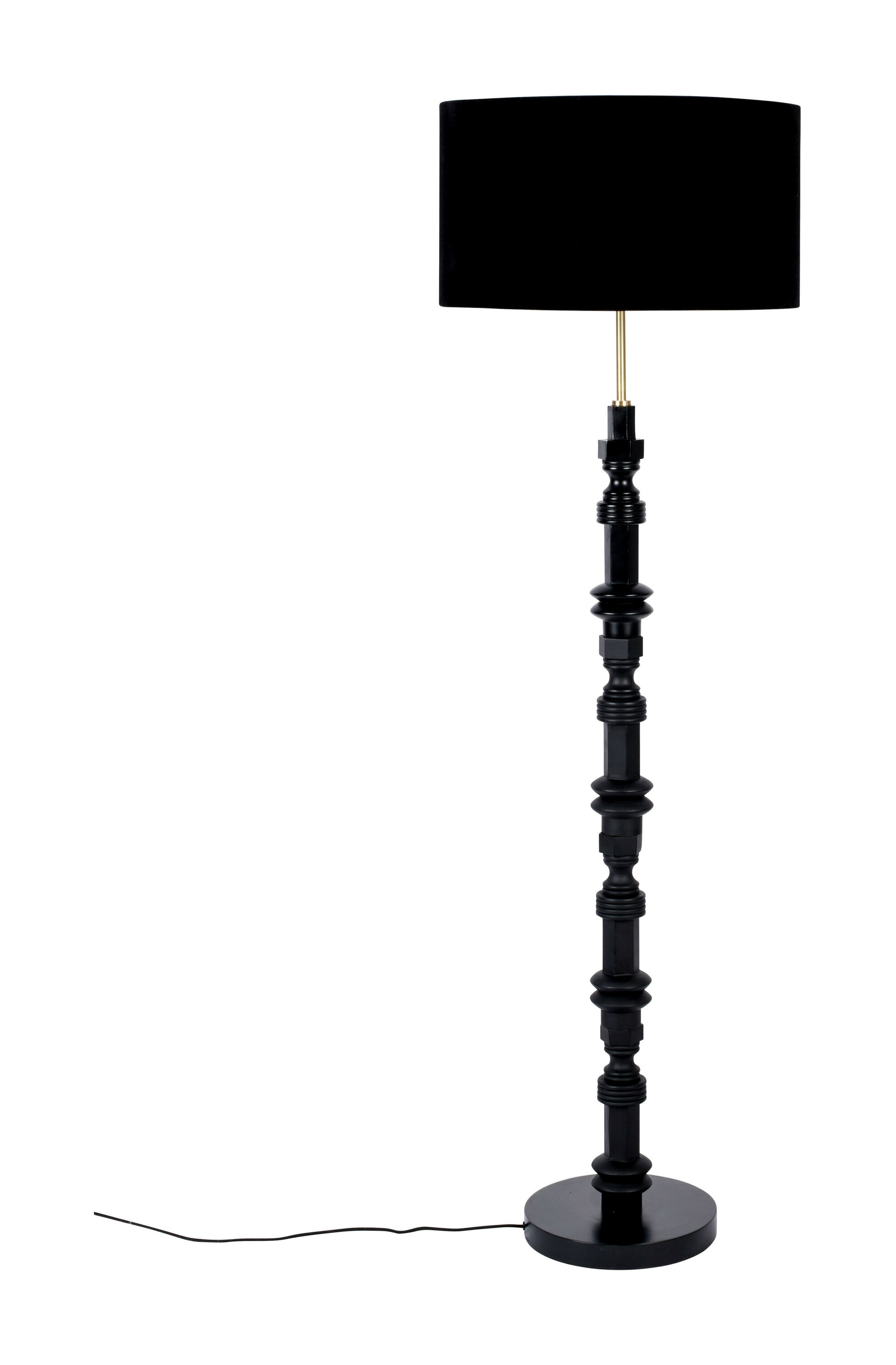 Zuiver Vloerlamp 'Totem' 148cm, kleur Zwart
