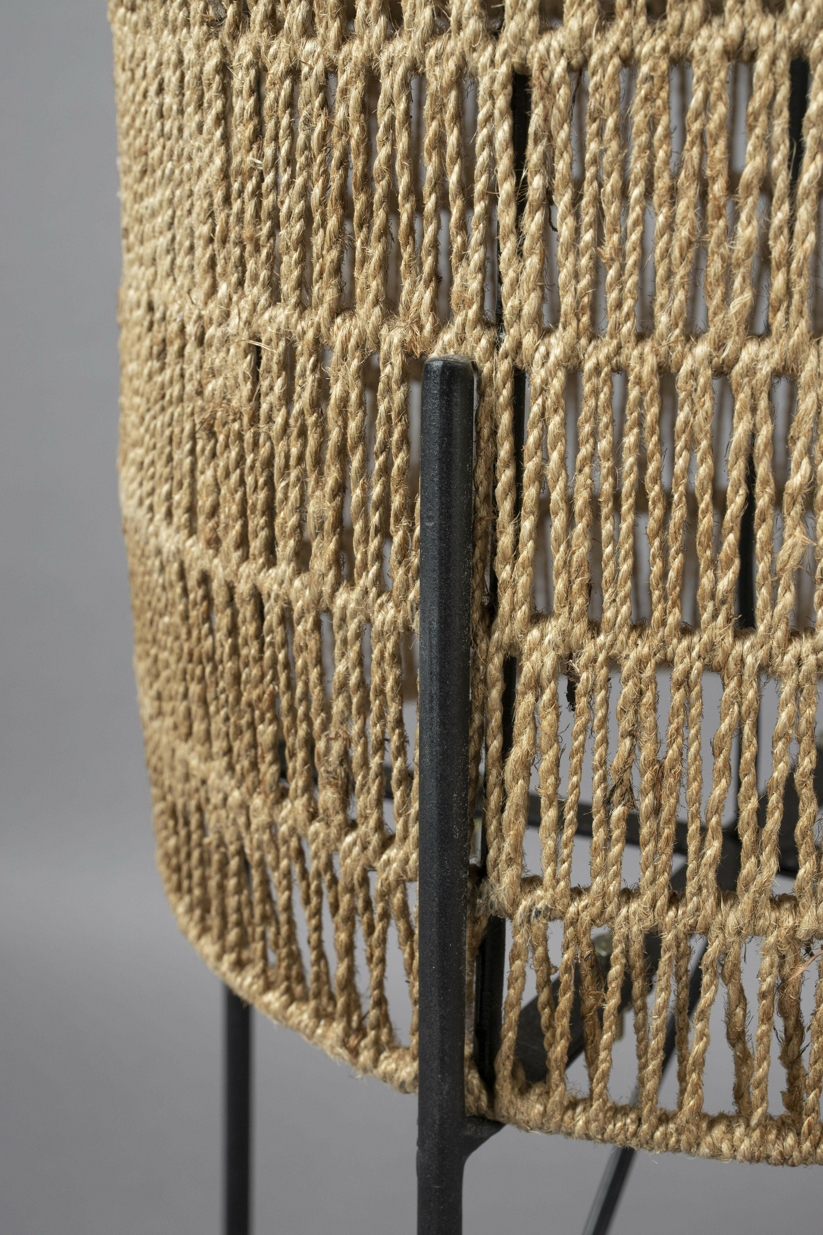 Dutchbone Vloerlamp 'Kari' Jute, kleur Naturel