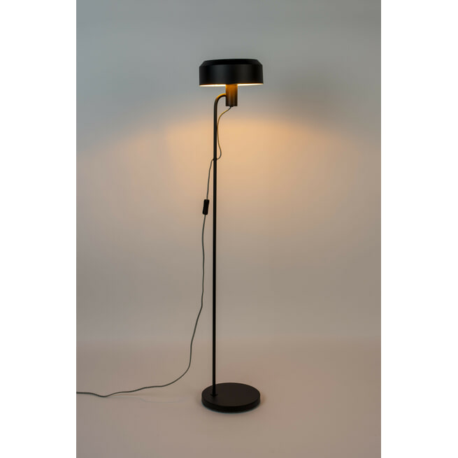 ZILT Vloerlamp 'Isaiah' 135cm, kleur Zwart