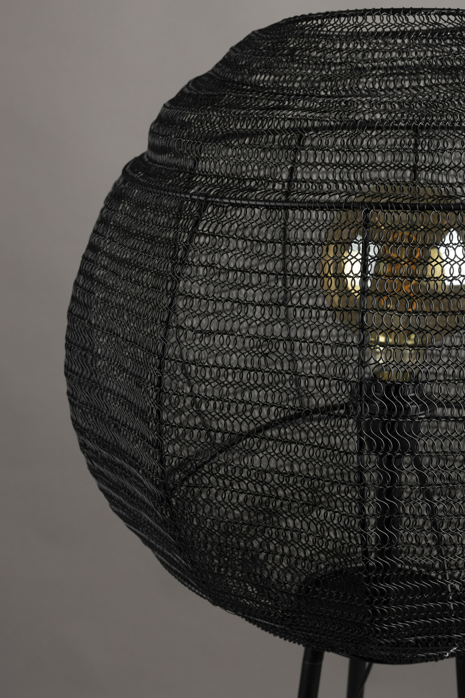 Dutchbone Vloerlamp 'Meezan' 142cm, kleur Zwart