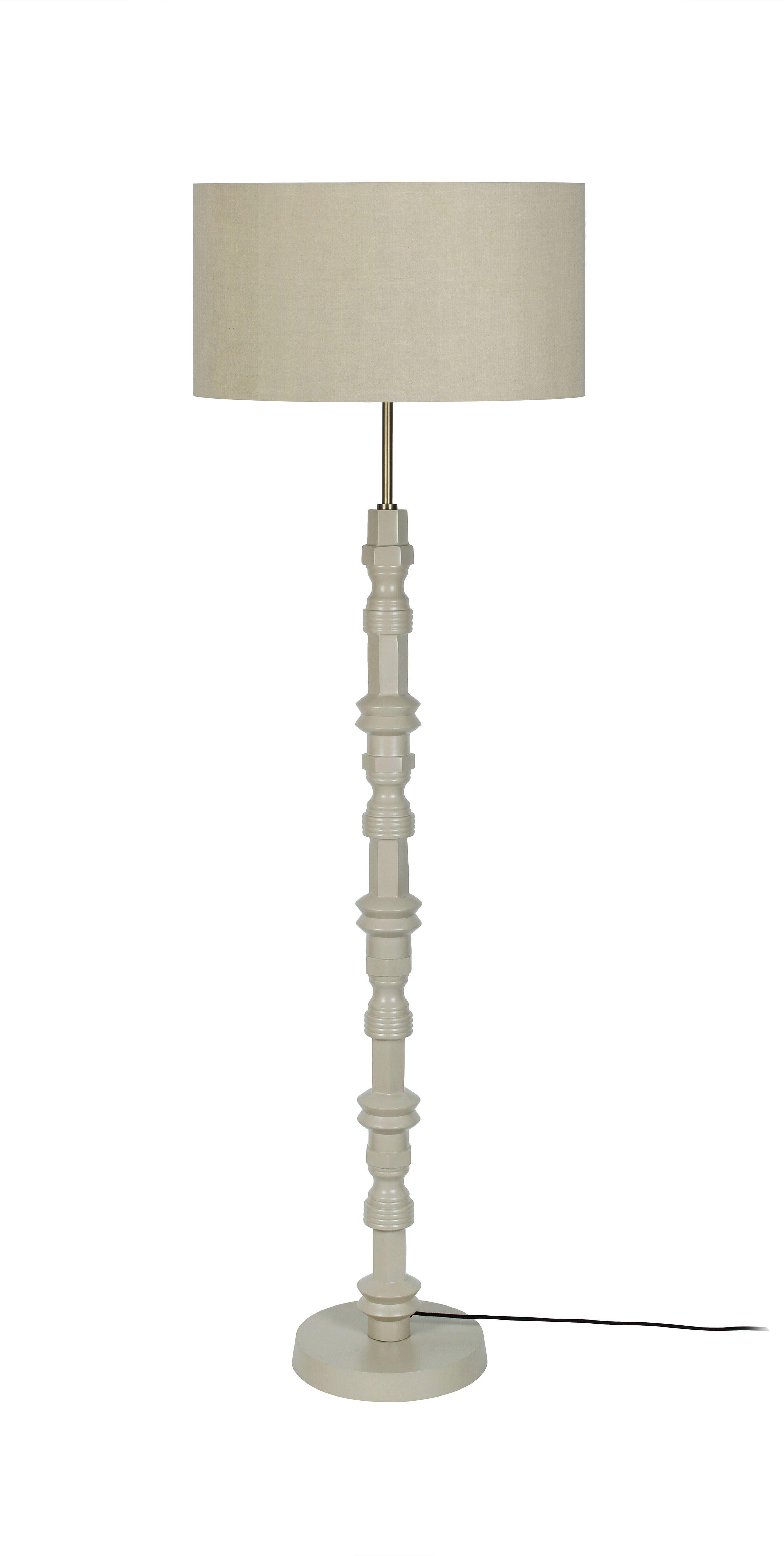 Zuiver Vloerlamp 'Totem' 148cm hoog, kleur Beige