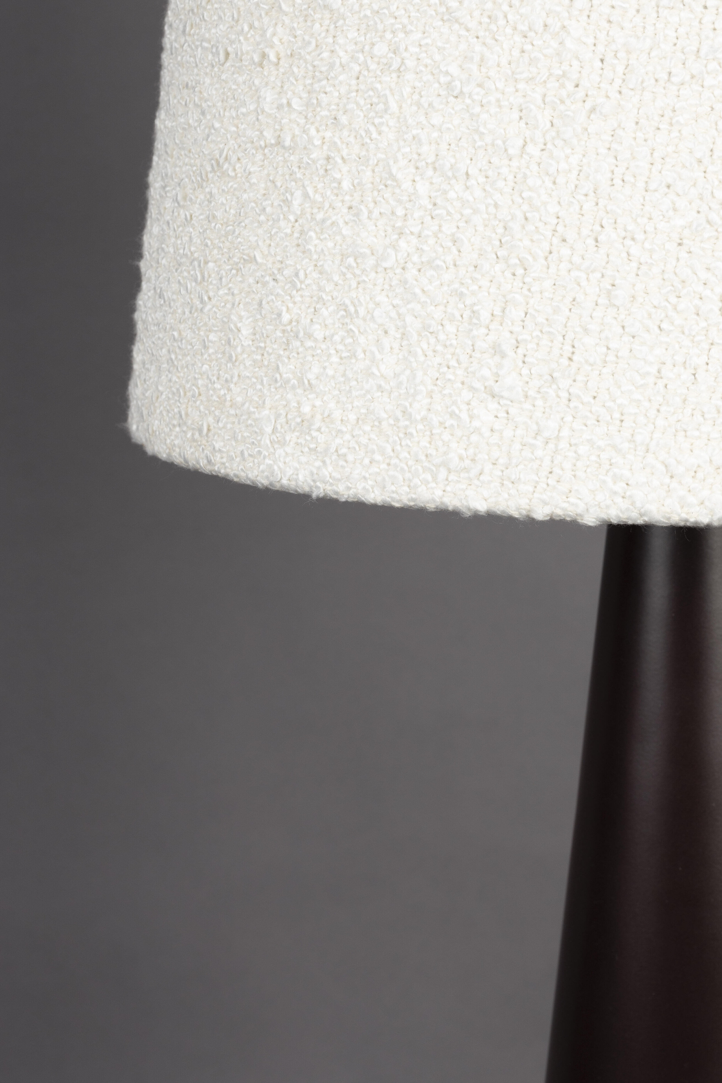 Dutchbone Vloerlamp 'Miki' Bouclé, 166cm