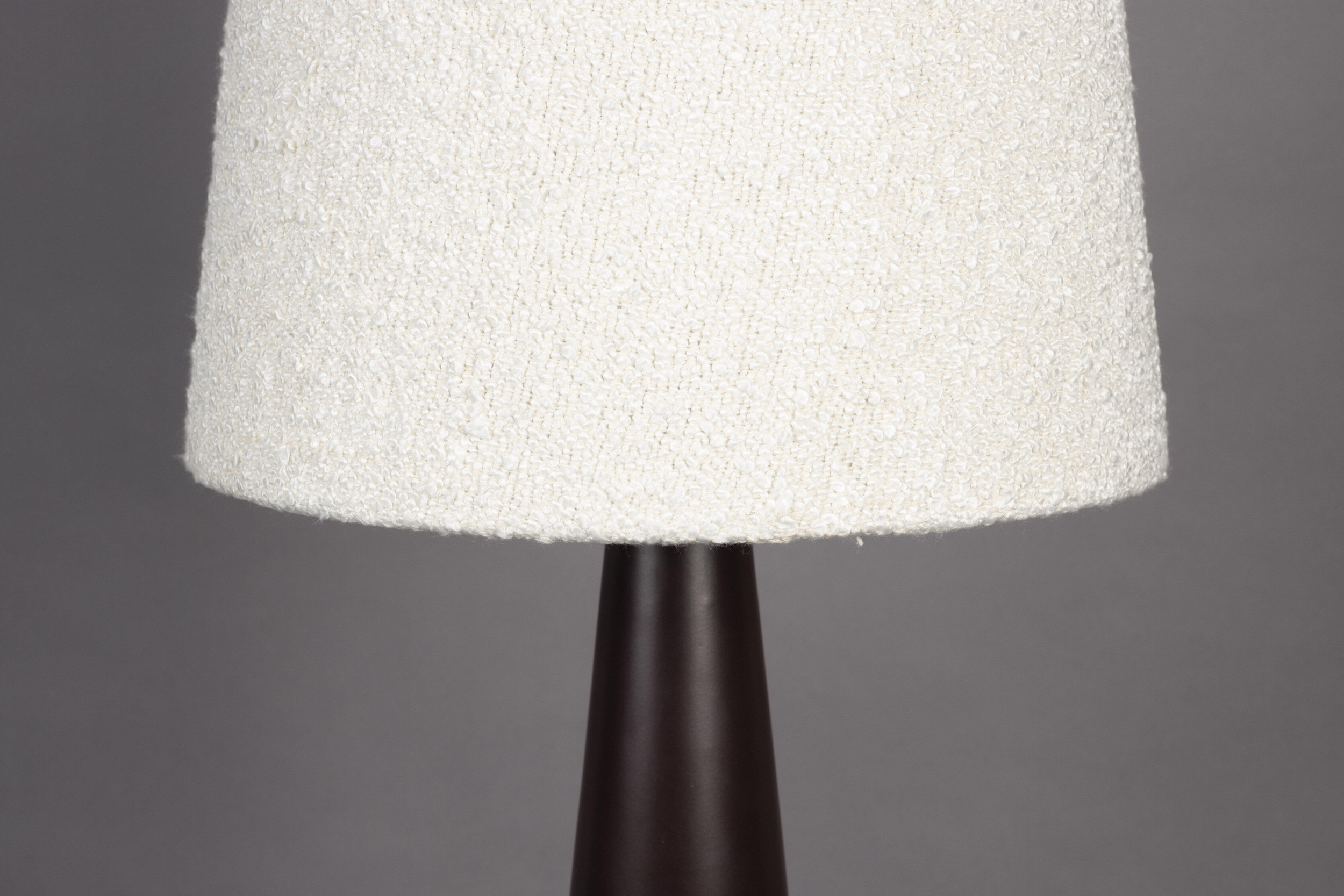 Dutchbone Vloerlamp 'Miki' Bouclé, 166cm