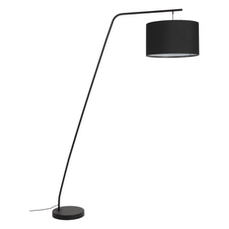 ZILT Vloerlamp 'Laniece' 224cm hoog, kleur Zwart