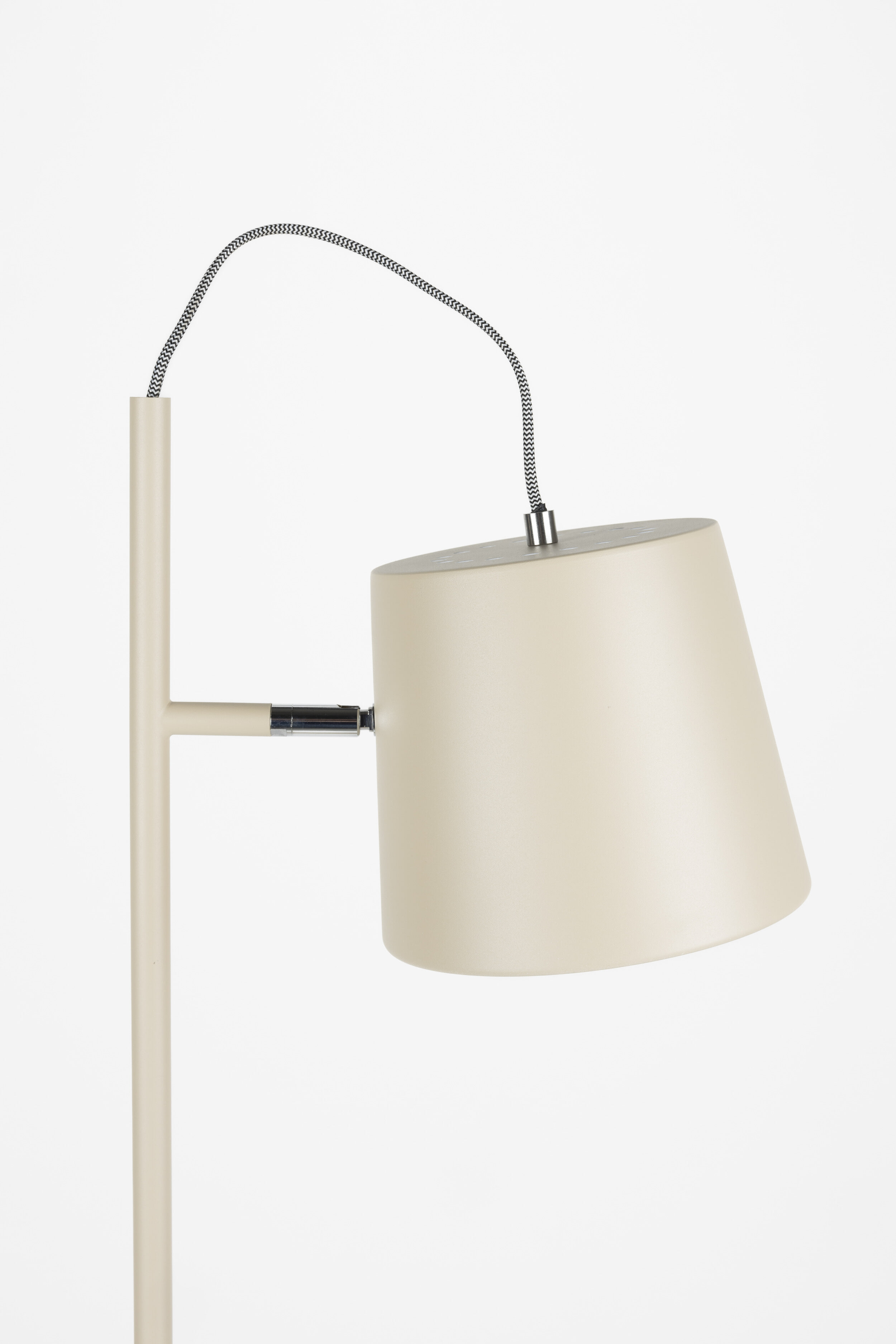 Zuiver Vloerlamp 'Buckle Head' 150cm, kleur Beige