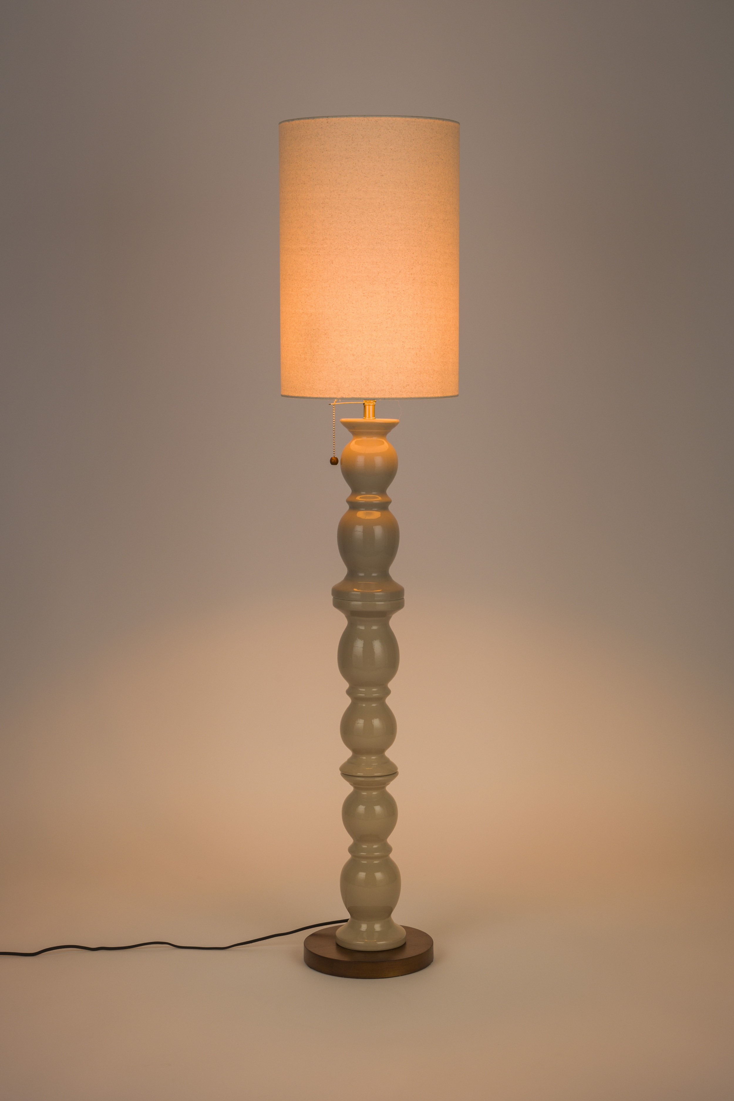 Zuiver Vloerlamp 'Brew' Keramiek en linnen, 145cm