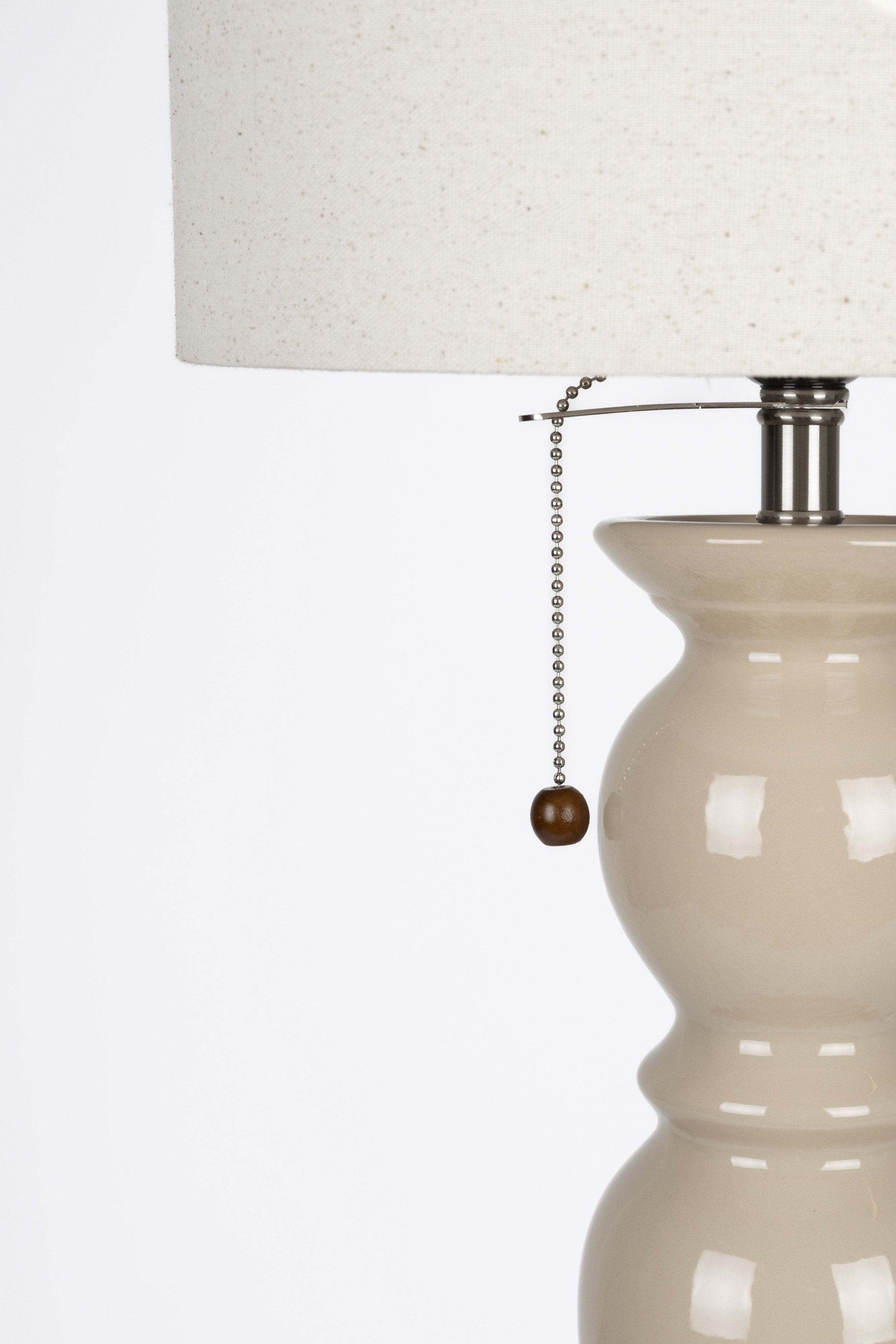Zuiver Vloerlamp 'Brew' Keramiek en linnen, 145cm